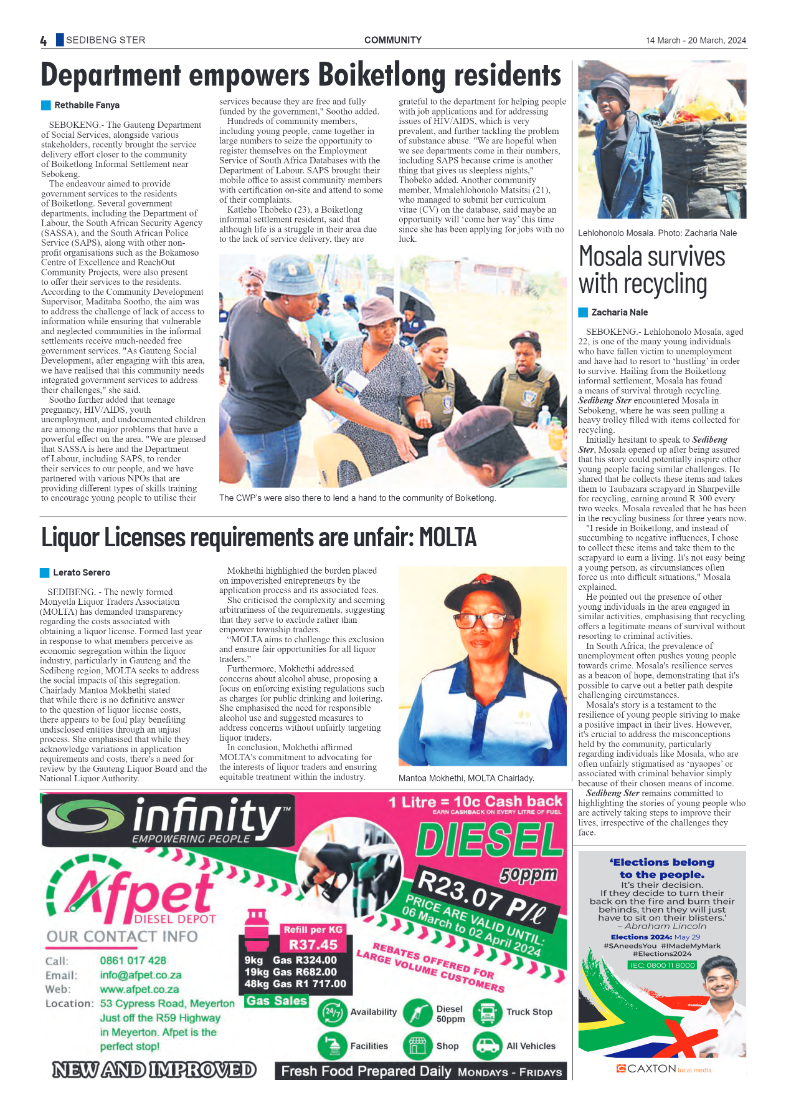 Sedibeng Ster 14 March – 20 March, 2024 page 4