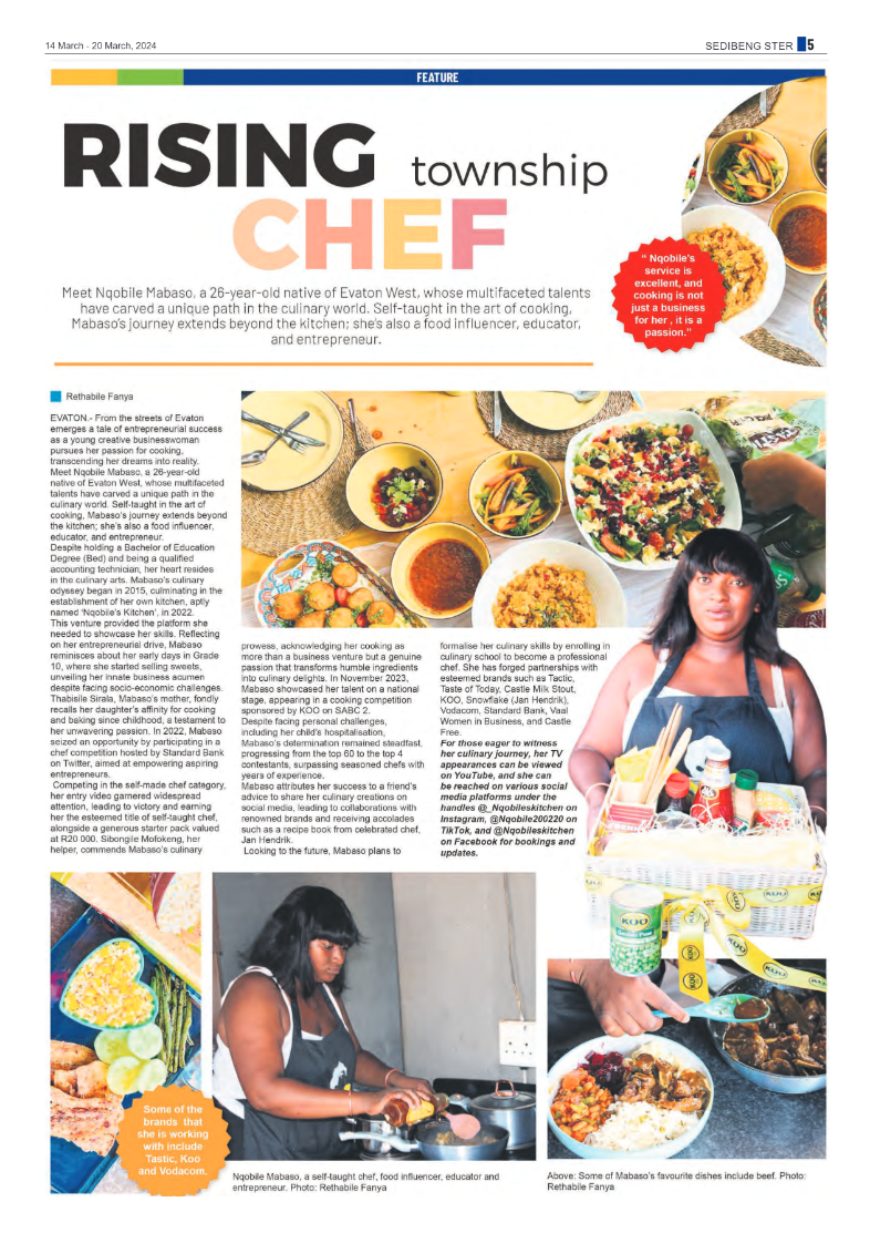 Sedibeng Ster 14 March – 20 March, 2024 page 5