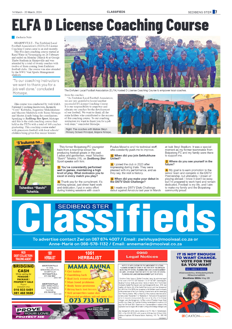 Sedibeng Ster 14 March – 20 March, 2024 page 7