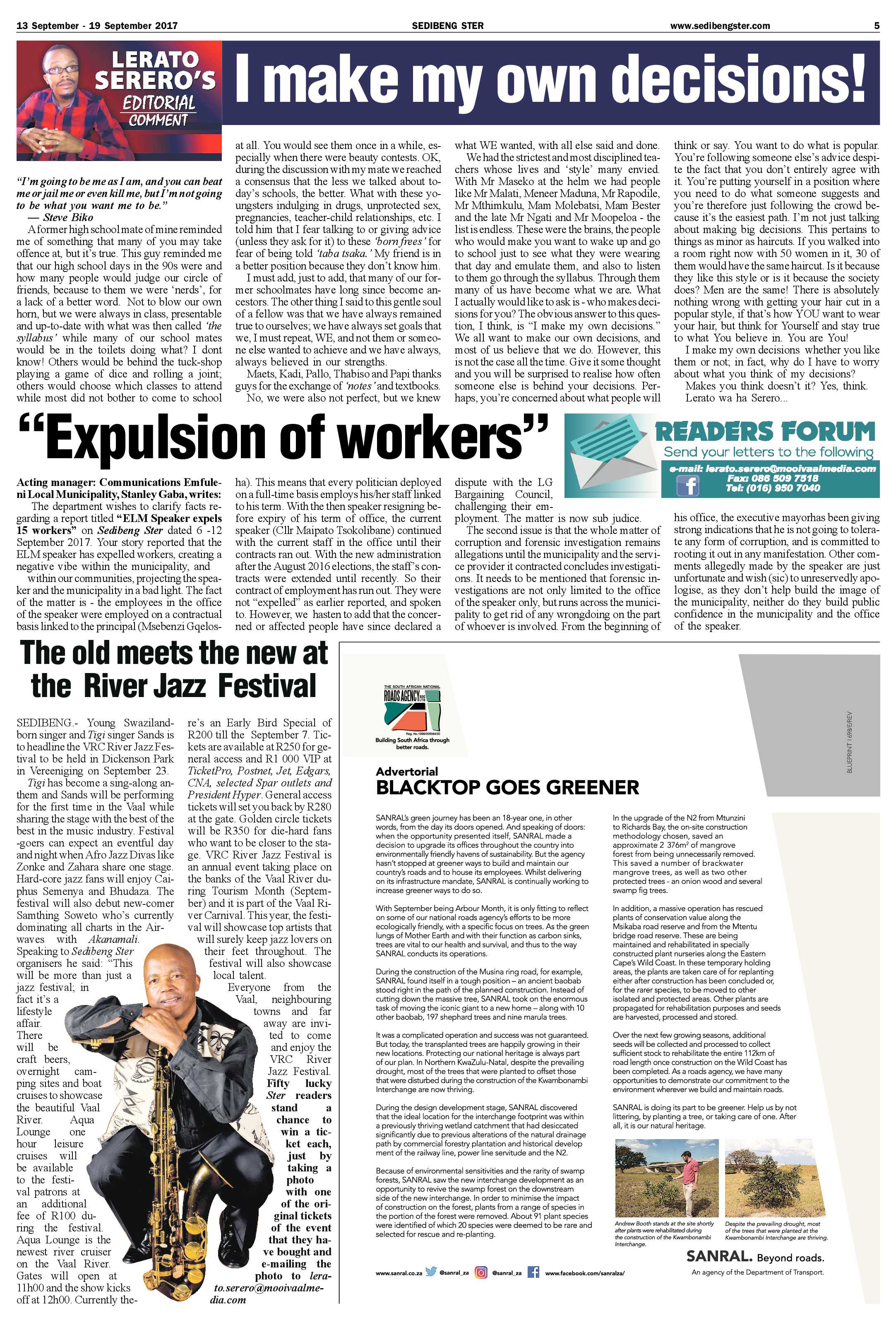 Sedibeng Ster 15 – 19 September 2017 page 5