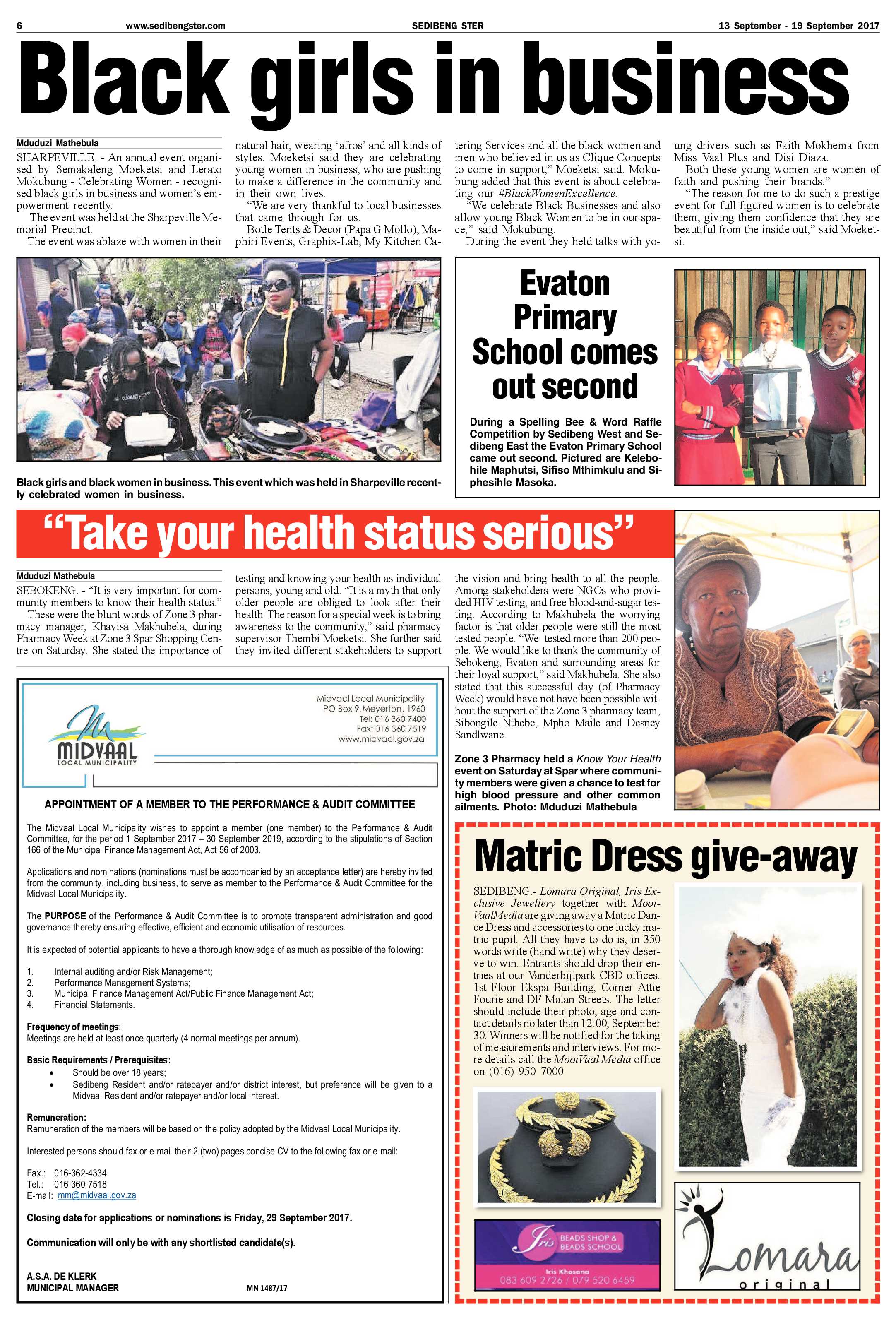 Sedibeng Ster 15 – 19 September 2017 page 6