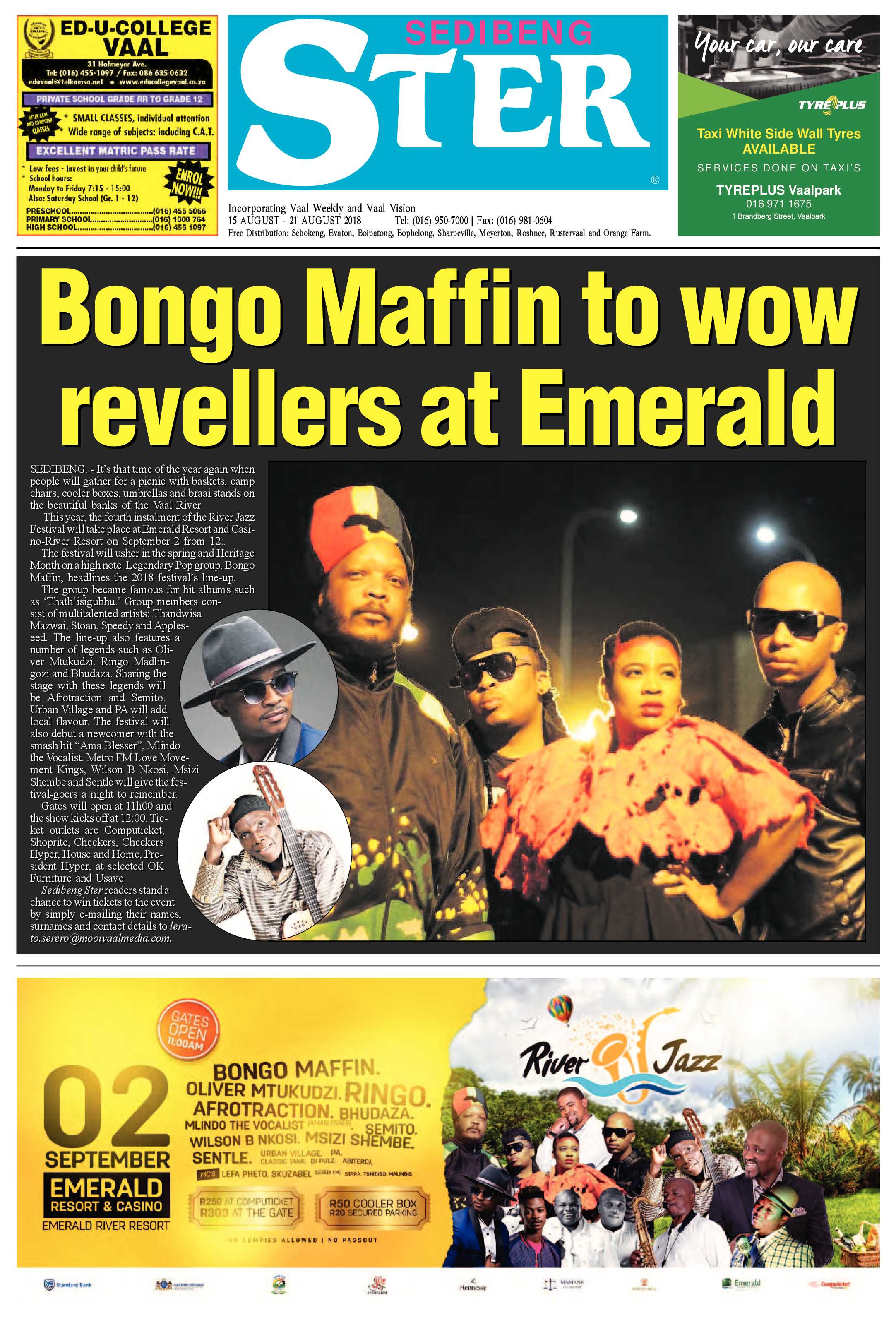 Sedibeng Ster 15 – 21 August 2018 page 1