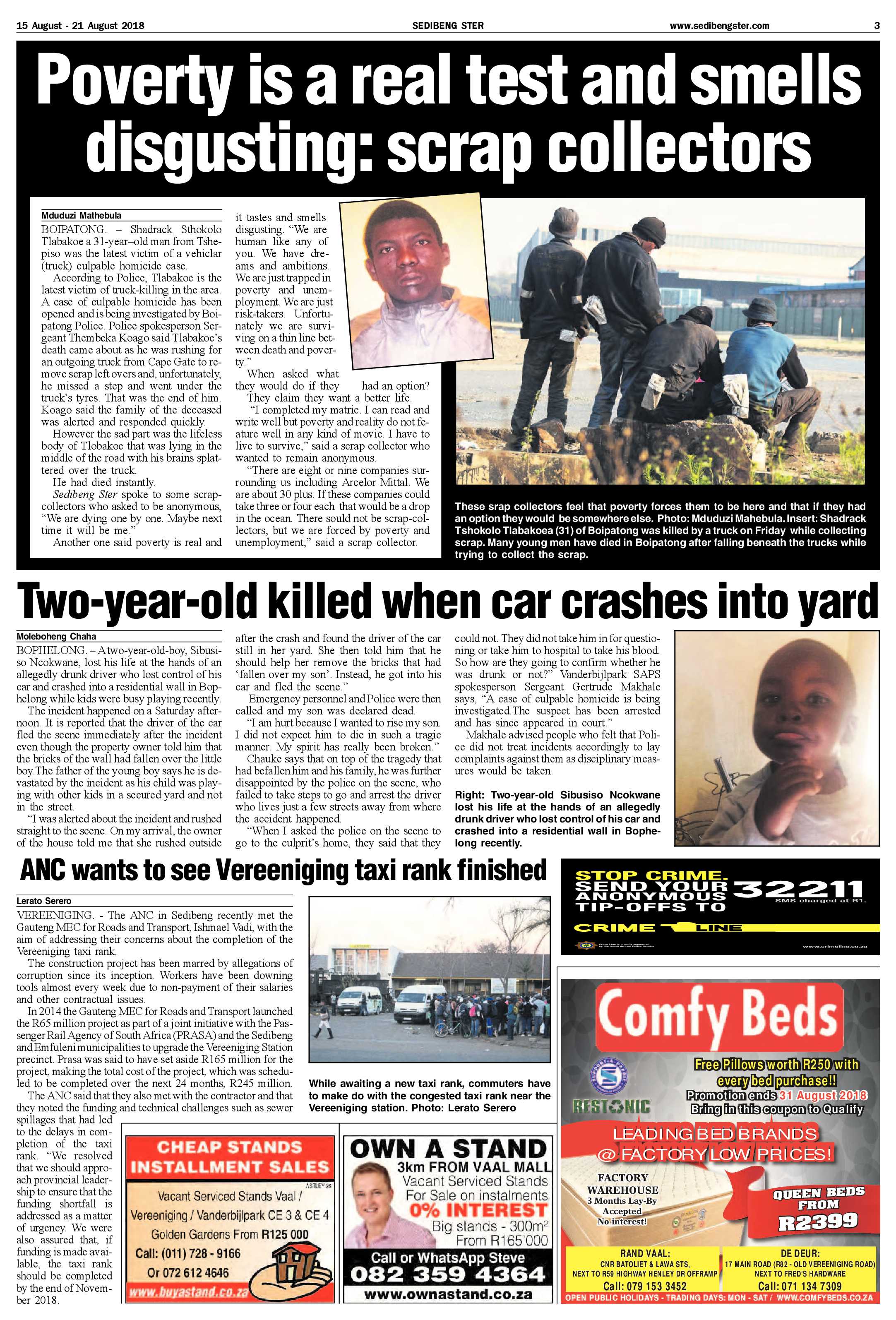 Sedibeng Ster 15 – 21 August 2018 page 3