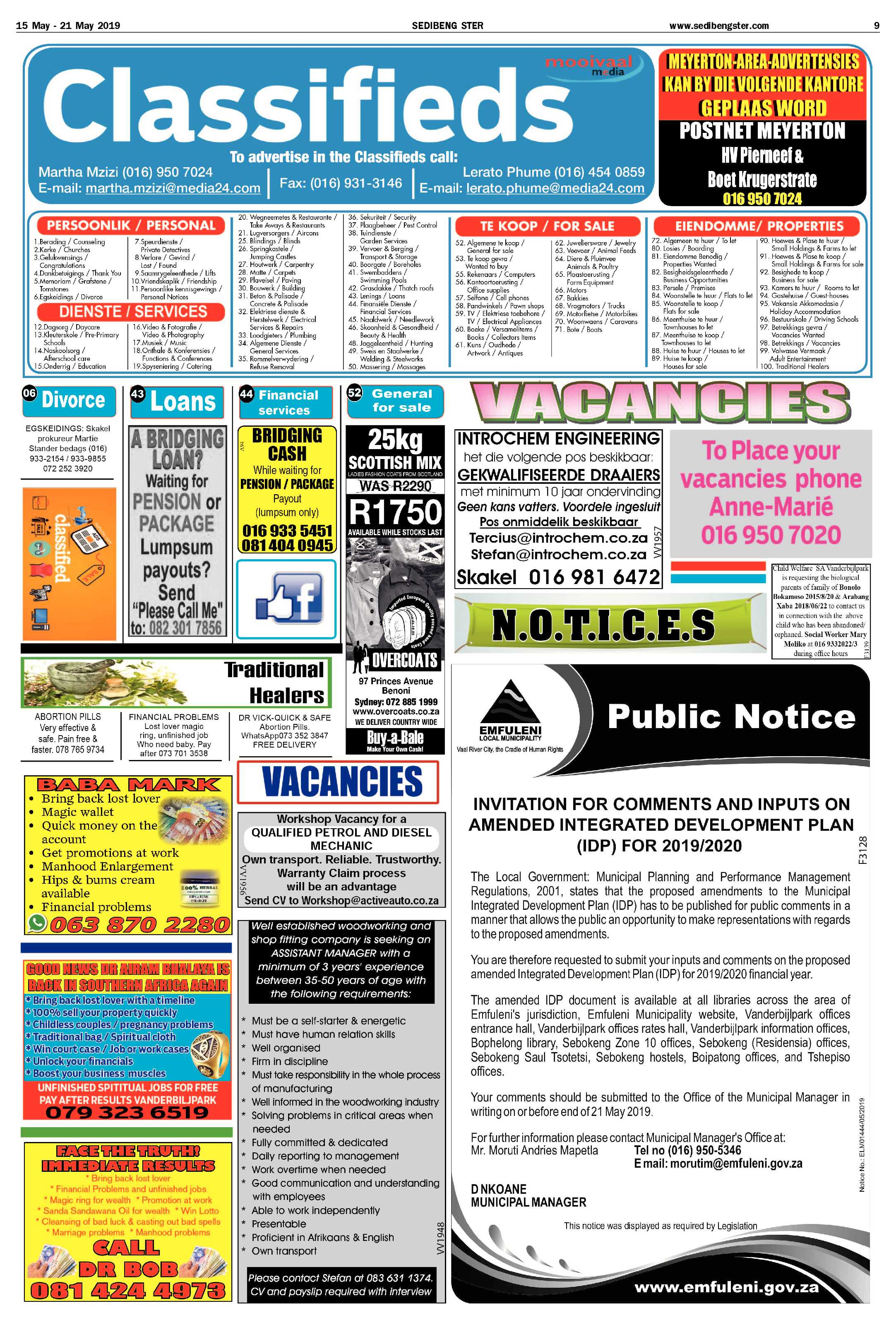 Sedibeng Ster 15 – 21 May 2019 page 9
