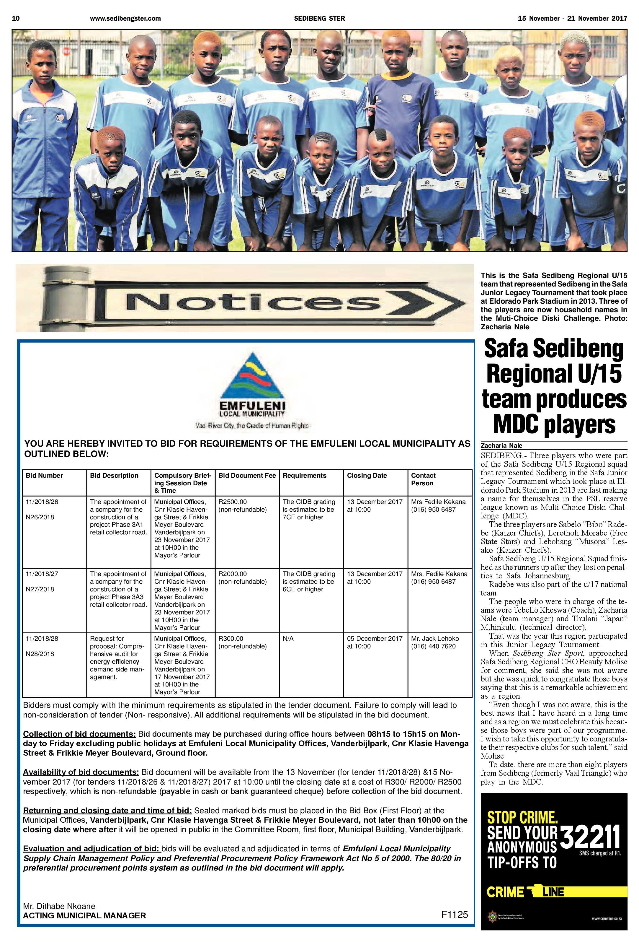 Sedibeng Ster 15 – 21 November 2017 page 10