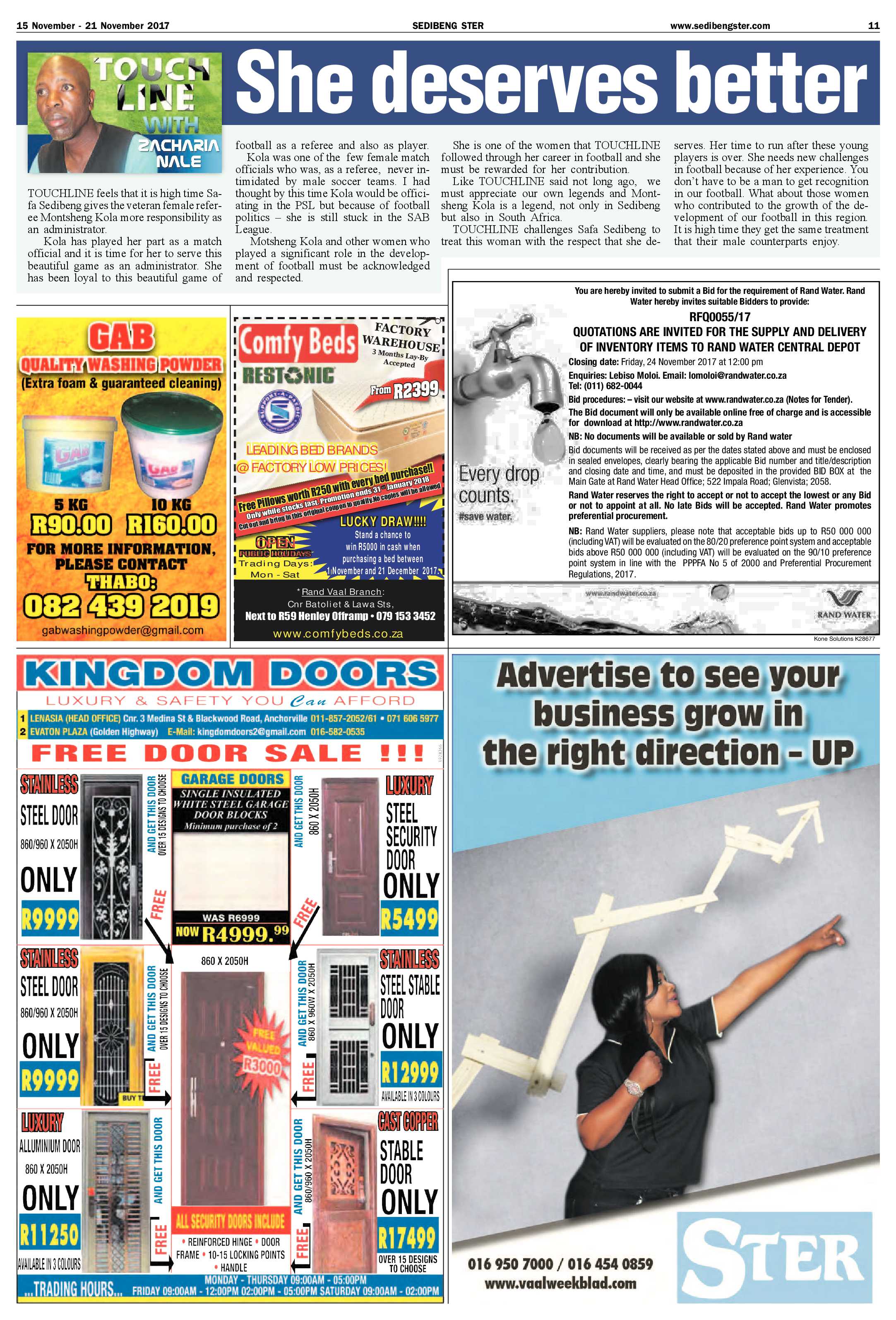 Sedibeng Ster 15 – 21 November 2017 page 11