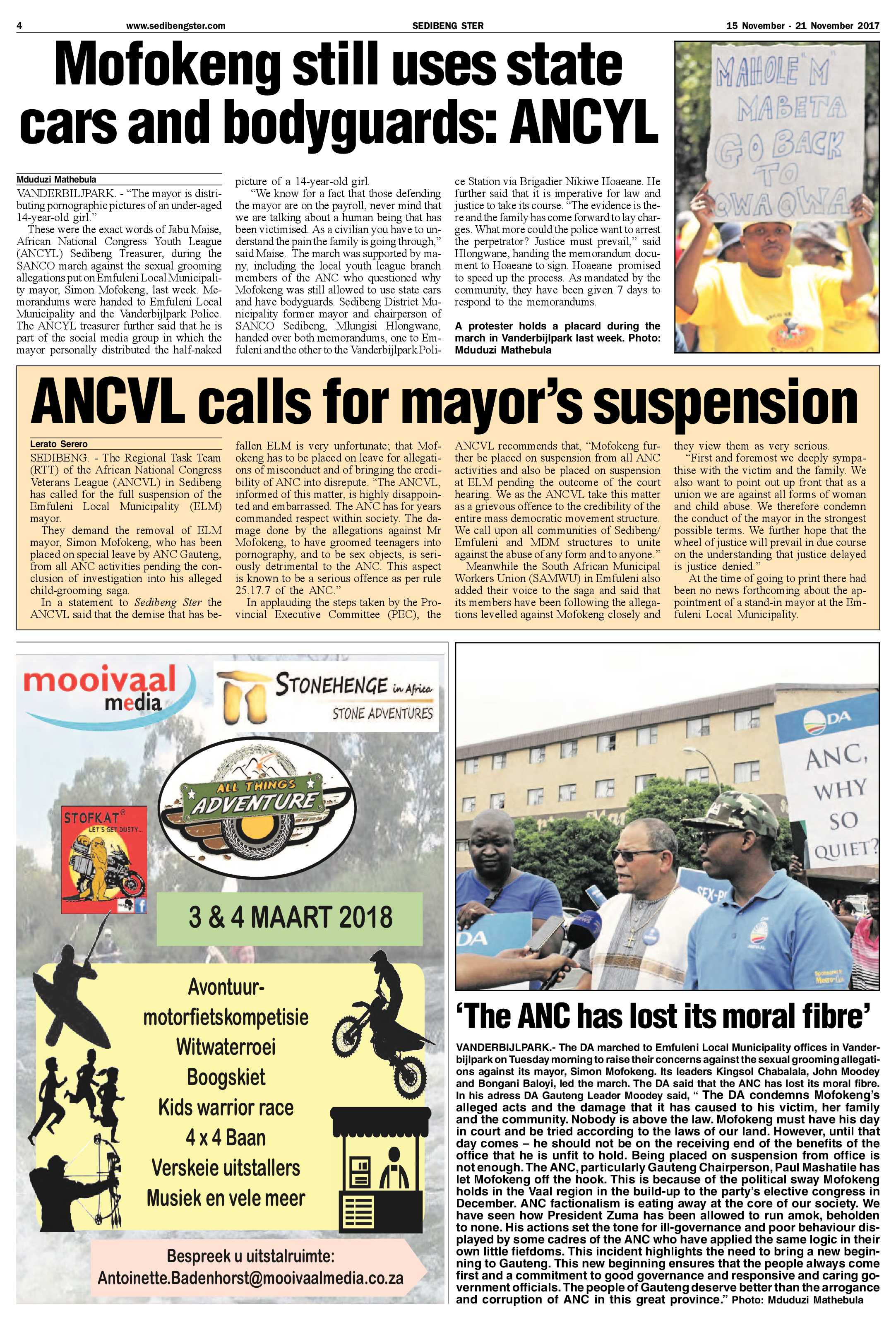 Sedibeng Ster 15 – 21 November 2017 page 4