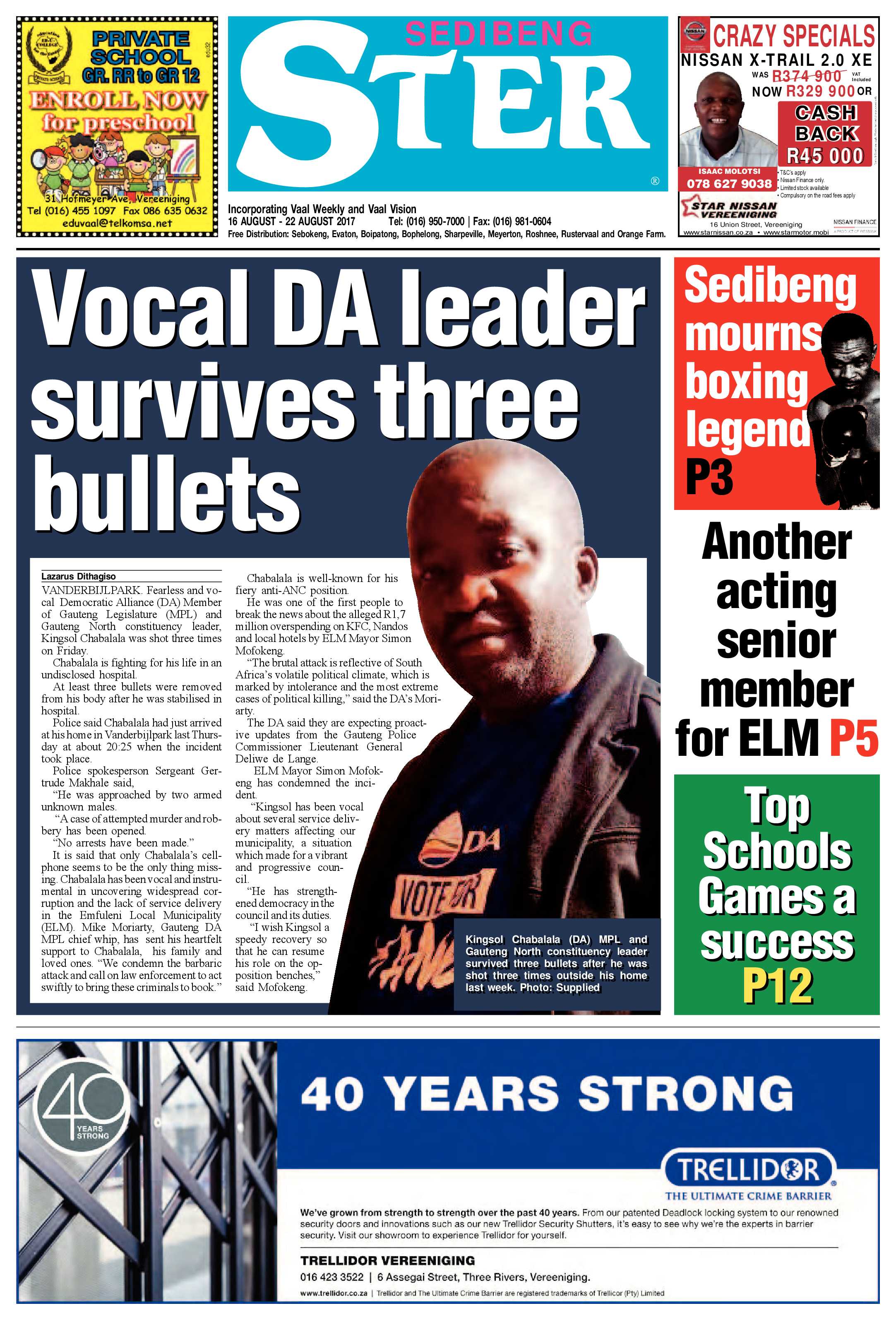 Sedibeng Ster 15 – 22 August 2017 page 1
