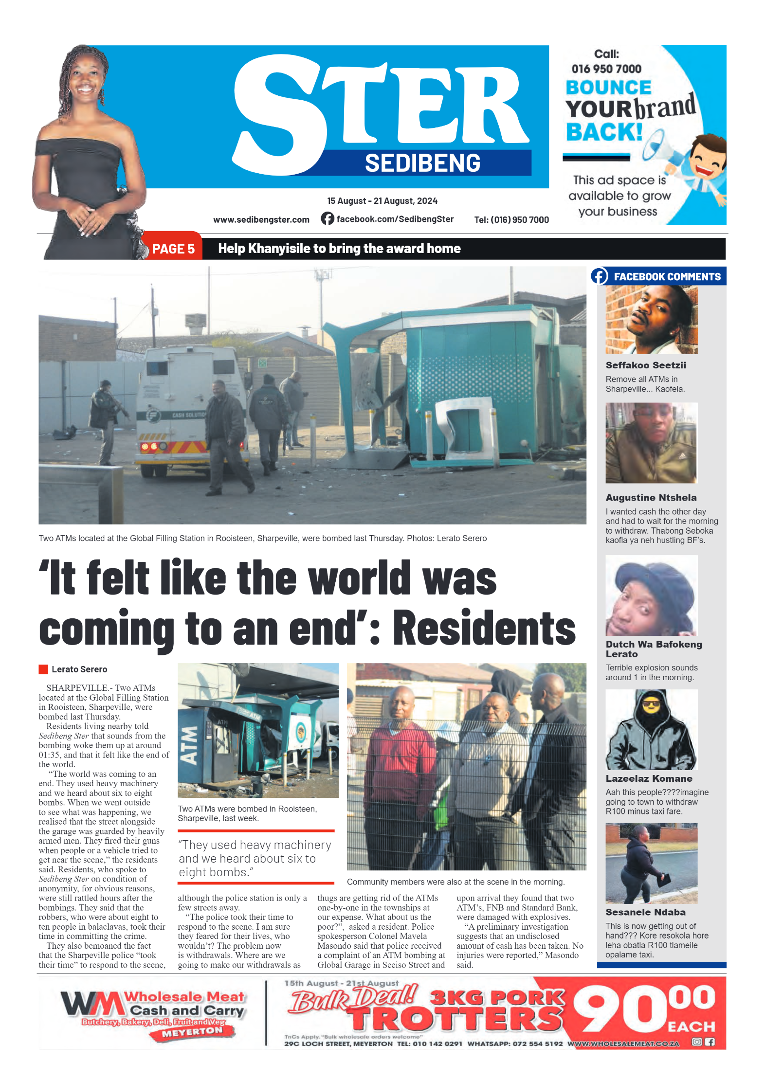 Sedibeng Ster 15 August – 21 August, 2024 page 1