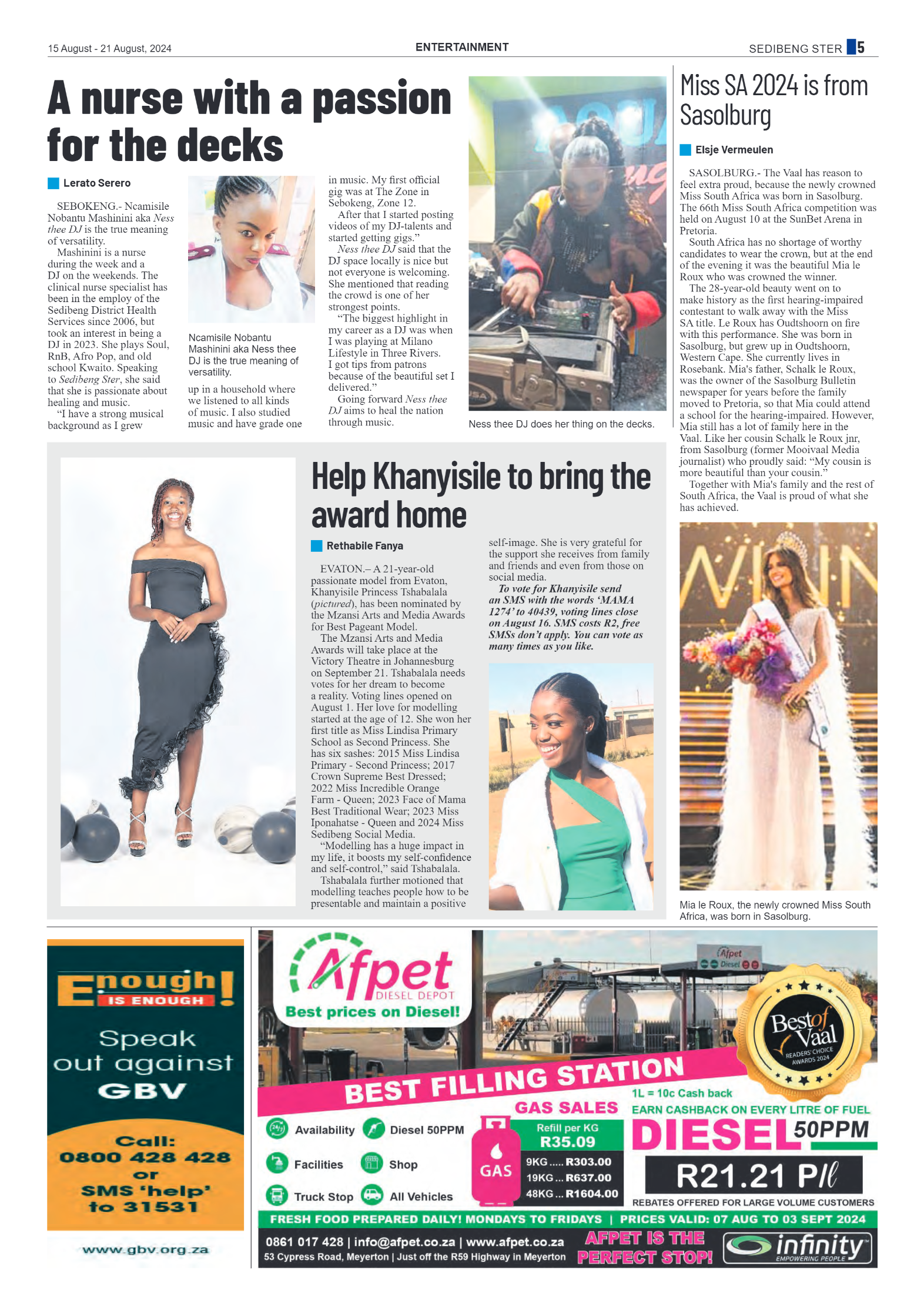 Sedibeng Ster 15 August – 21 August, 2024 page 5