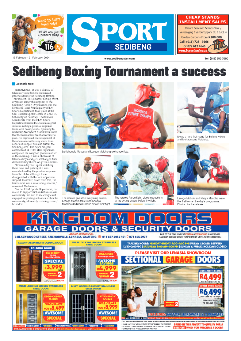 Sedibeng Ster 15 February – 21 February, 2024 page 8