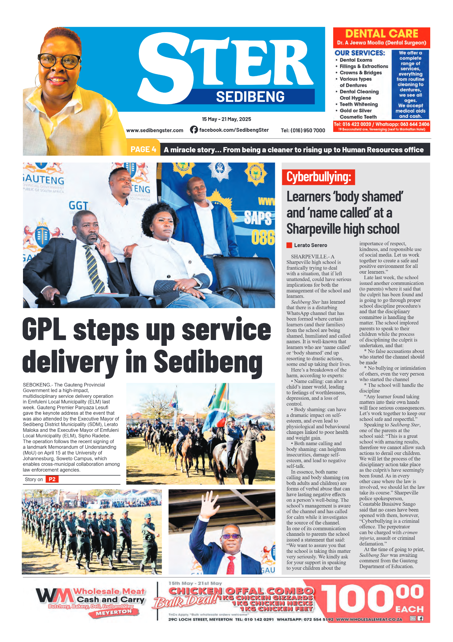 Sedibeng Ster 15 May – 21 May, 2025 page 1