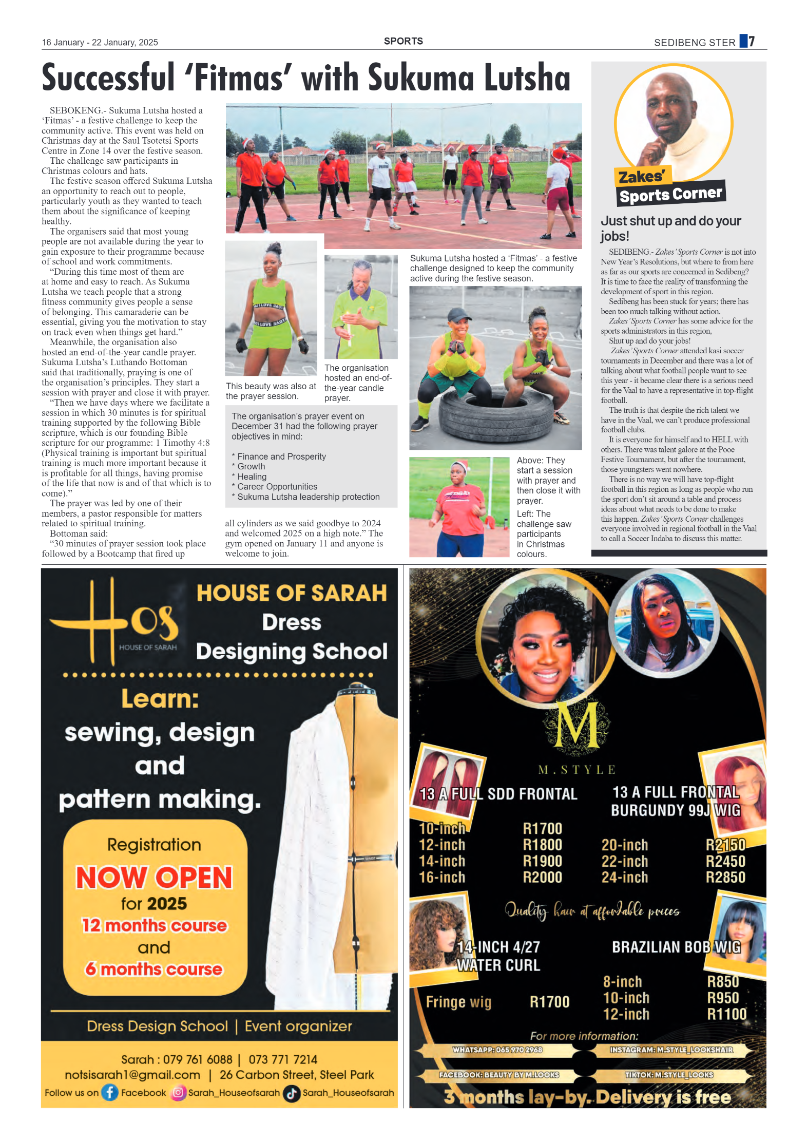 Sedibeng Ster 16 January – 22 January, 2025 page 7