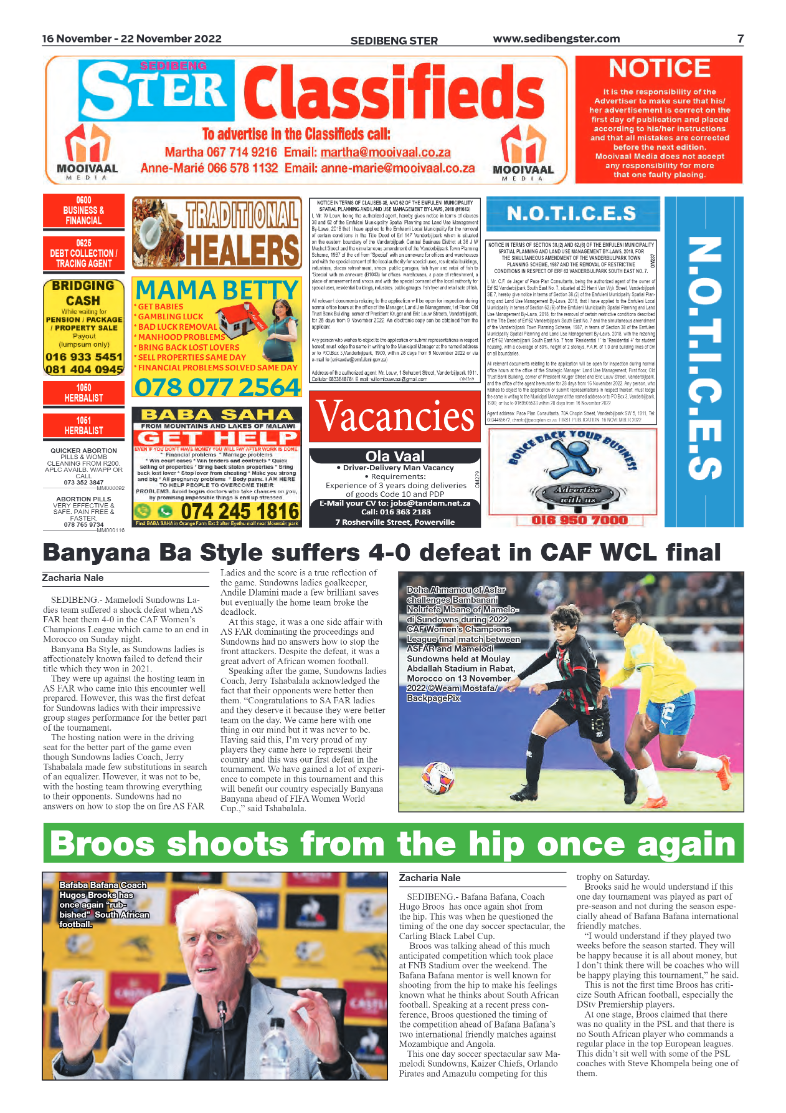 Sedibeng Ster 16 November – 22 November 2022 page 7