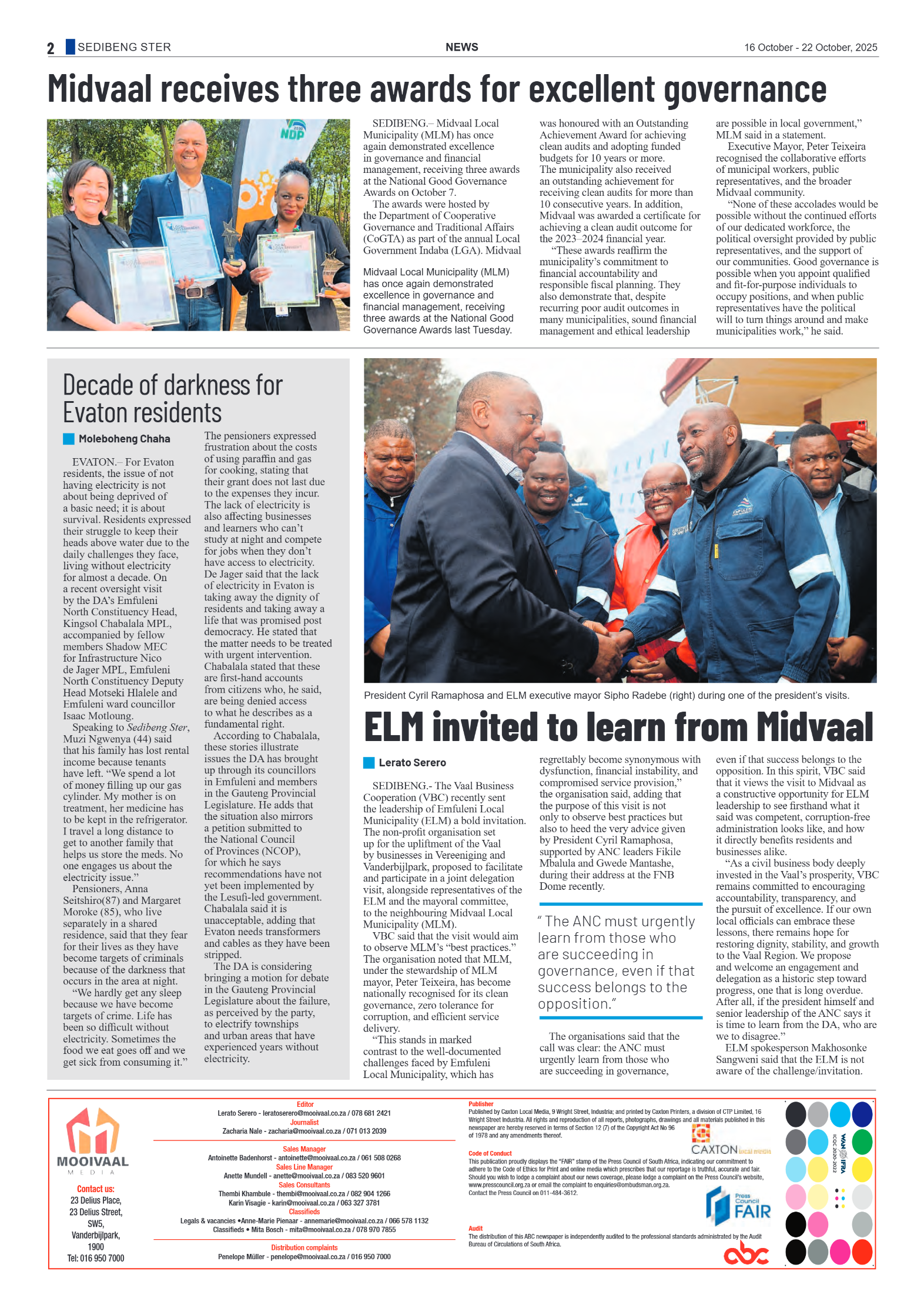 Sedibeng Ster 16 October – 22 October, 2025 page 2