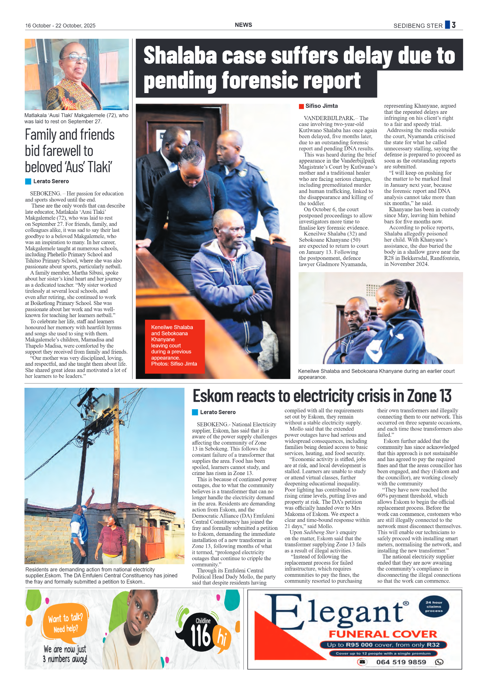 Sedibeng Ster 16 October – 22 October, 2025 page 3