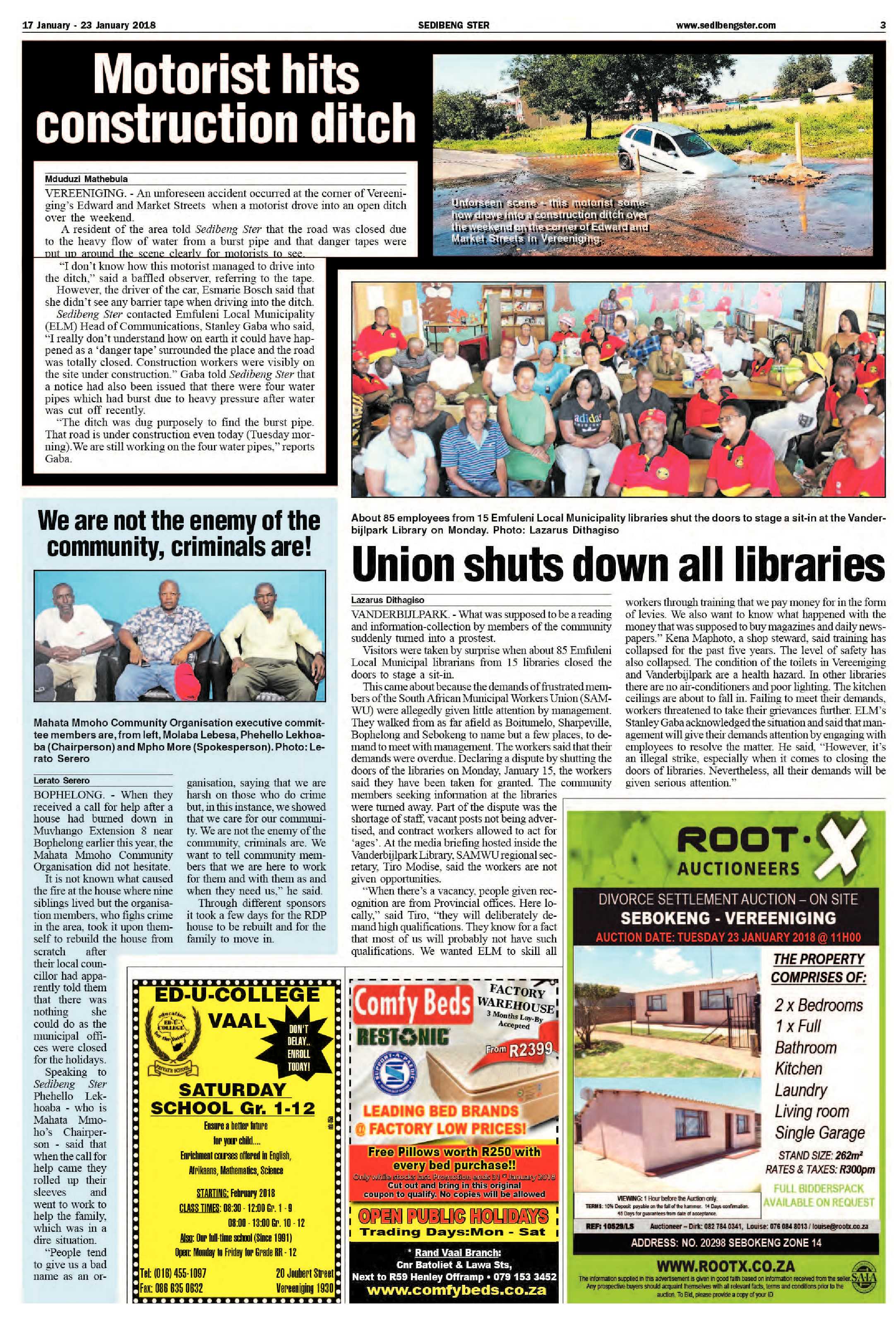 Sedibeng Ster 17 – 23 January 2018 page 3