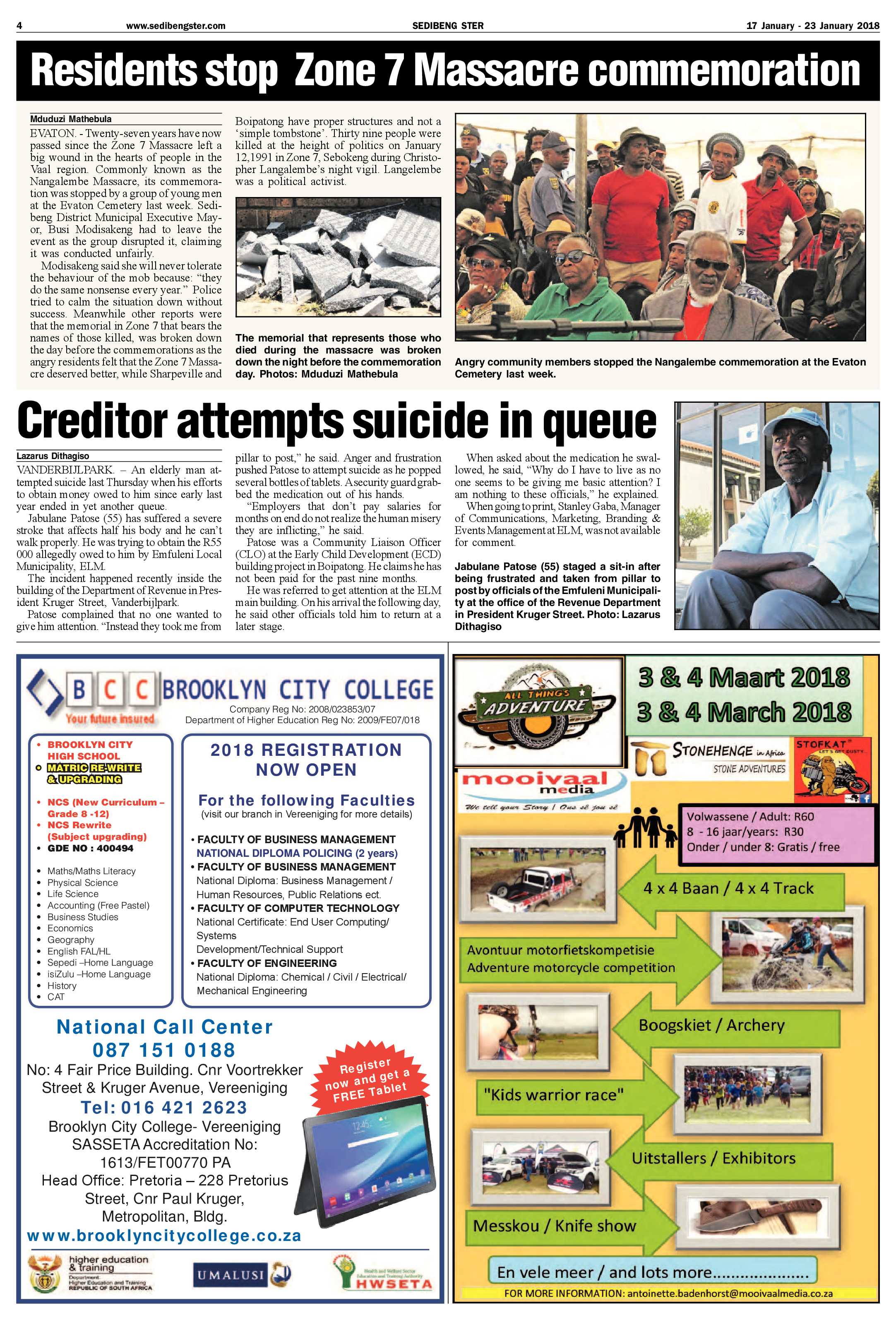 Sedibeng Ster 17 – 23 January 2018 page 4