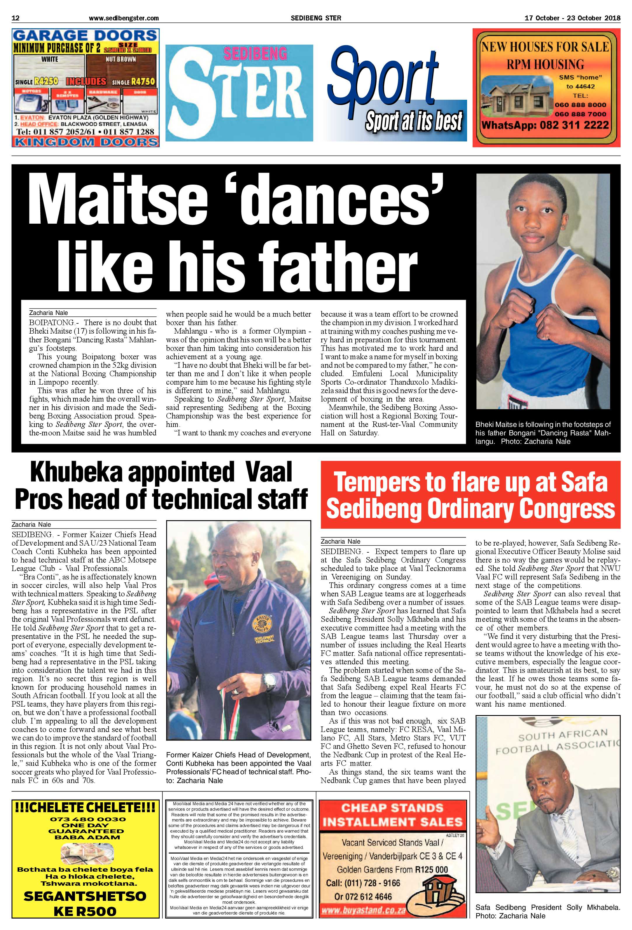 Sedibeng Ster 17 – 23 October 2018 page 12
