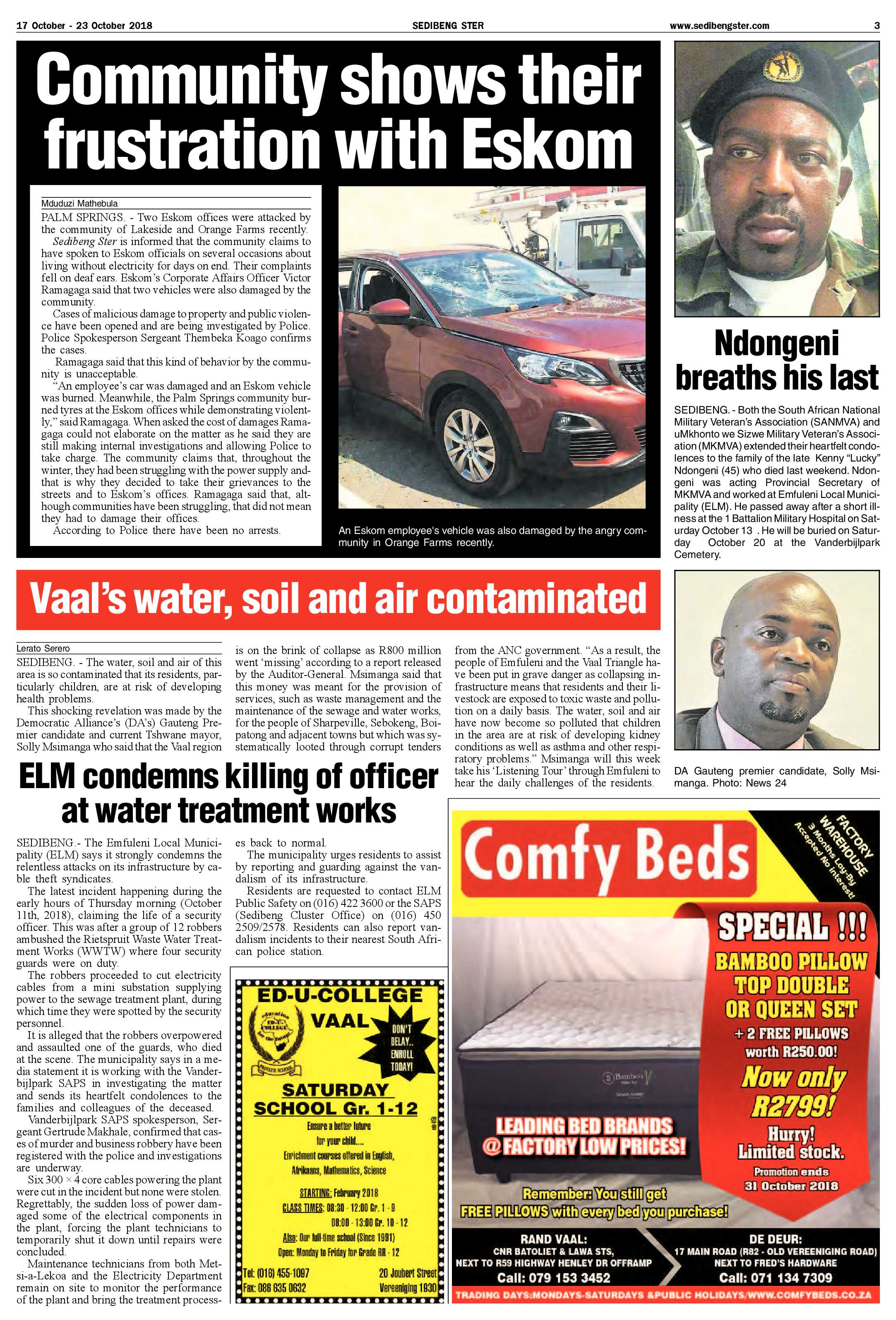 Sedibeng Ster 17 – 23 October 2018 page 3