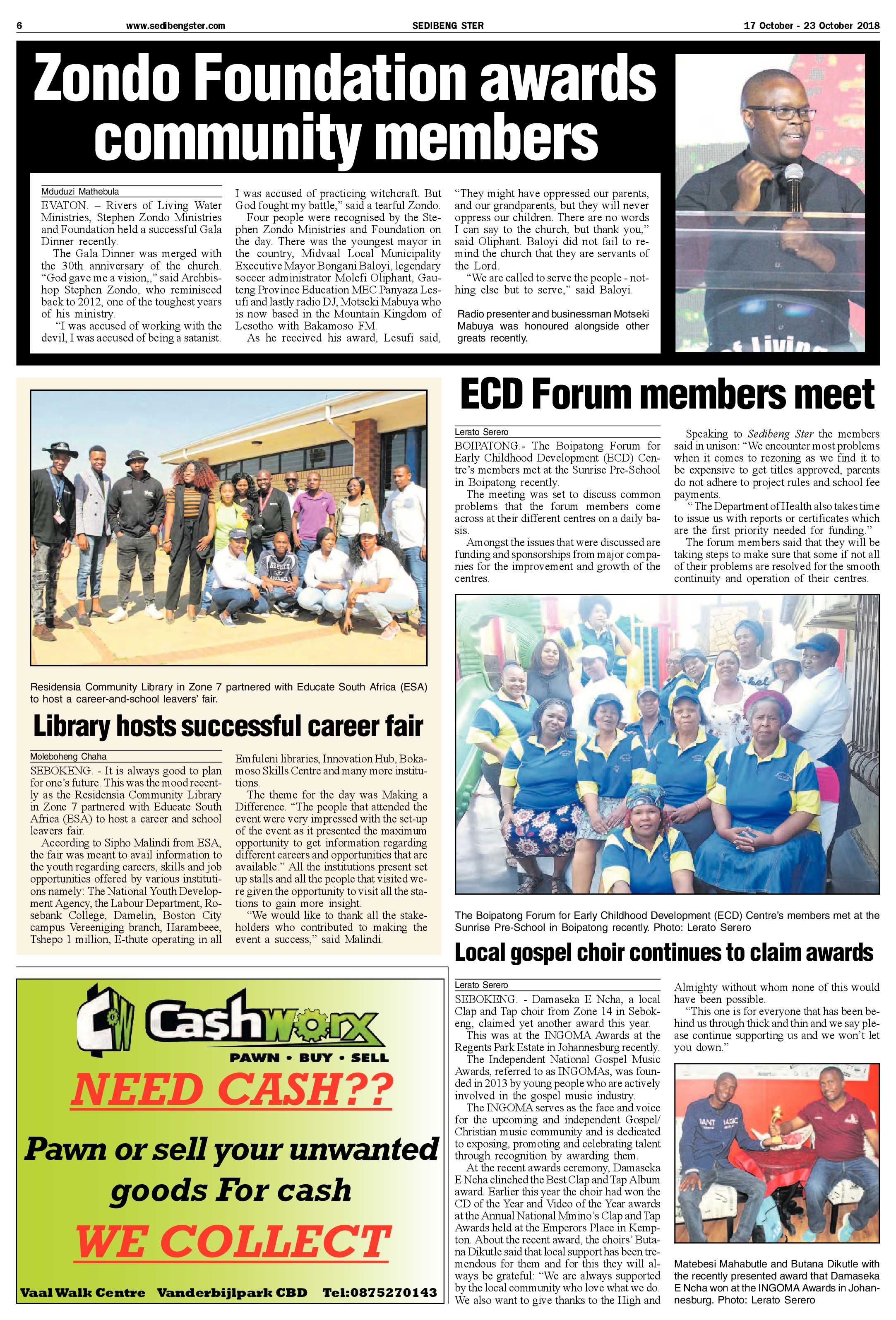 Sedibeng Ster 17 – 23 October 2018 page 6