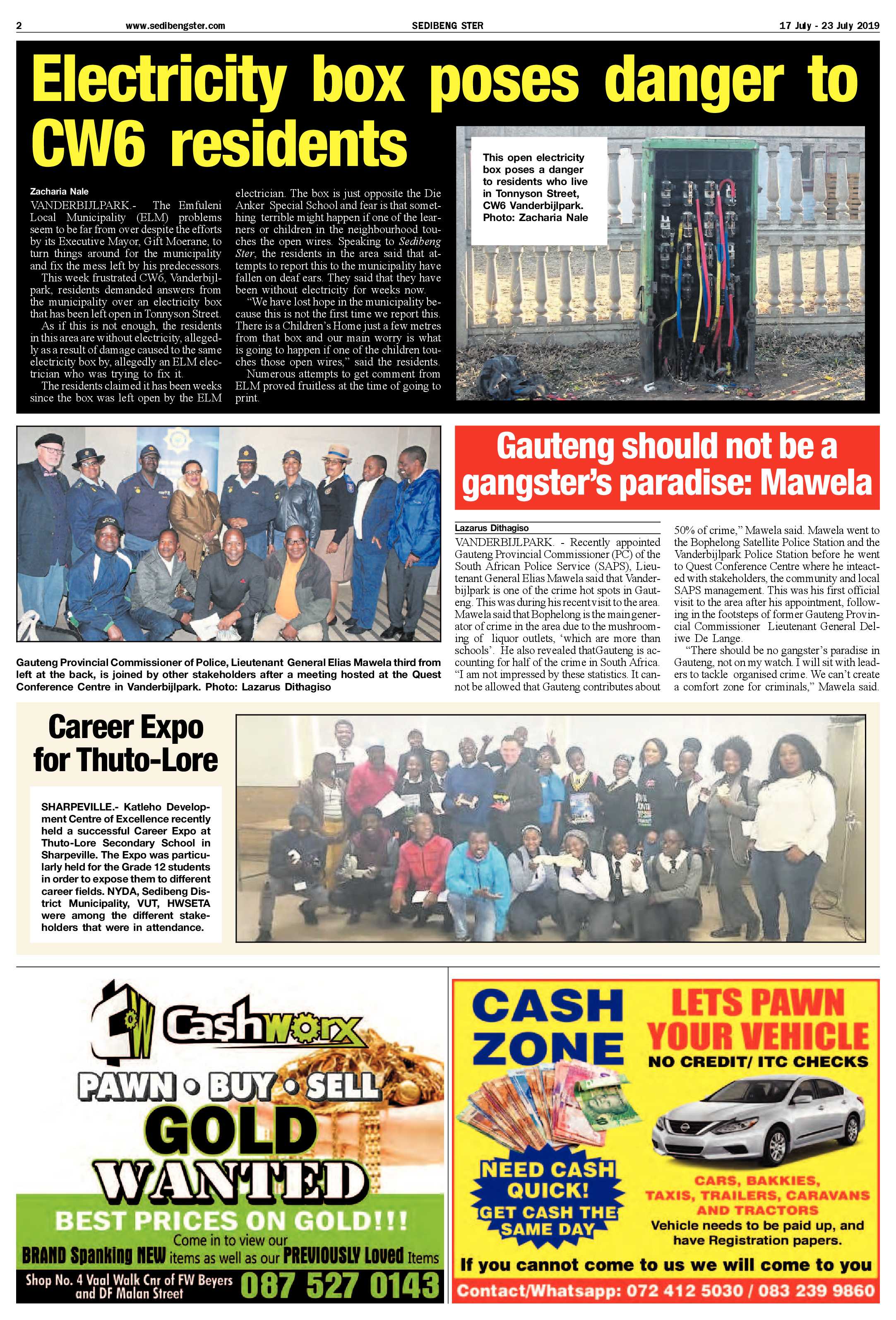 Sedibeng Ster 17 – 23 July 2019 page 2