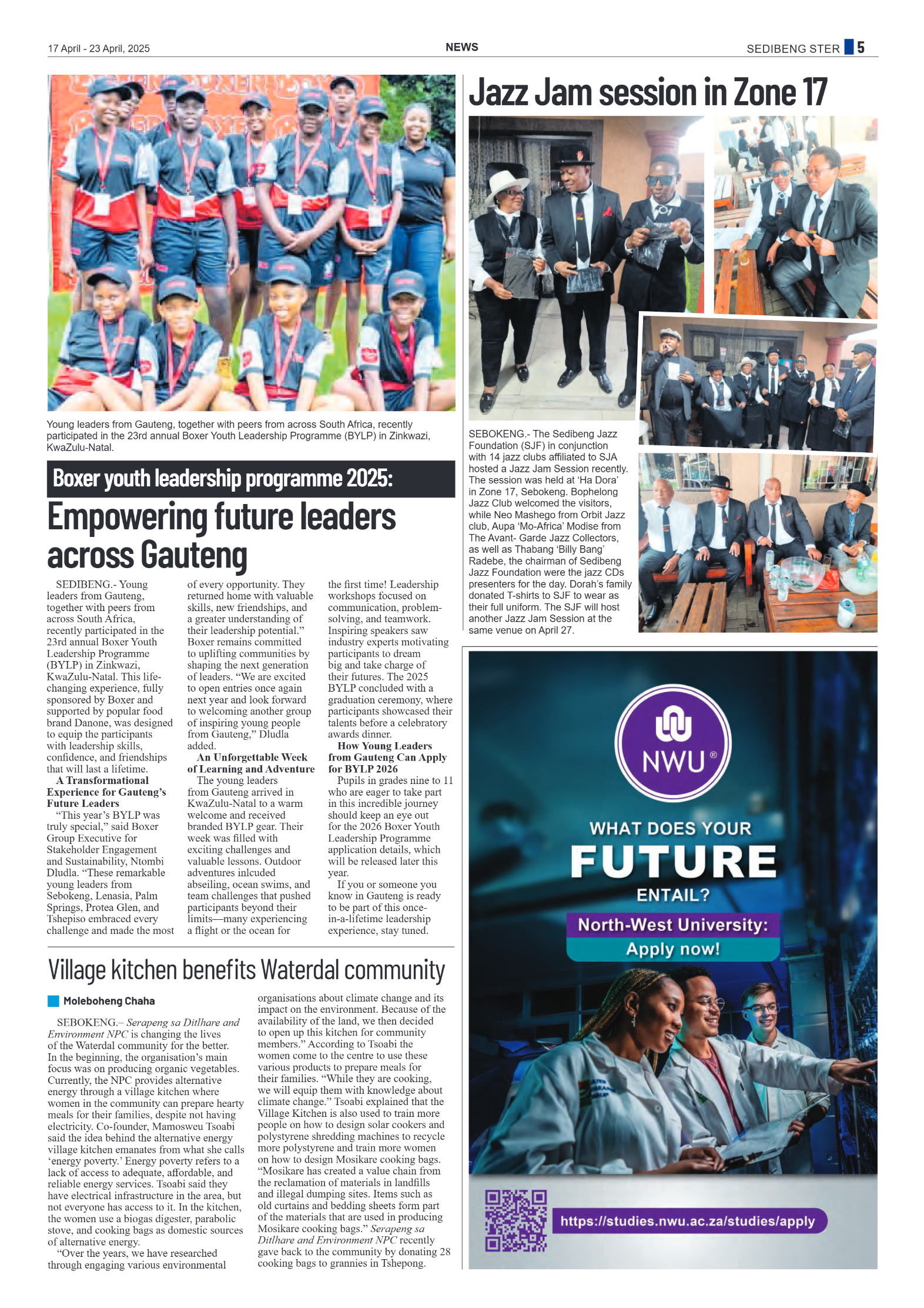 Sedibeng Ster 17 April – 23 April, 2025 page 5