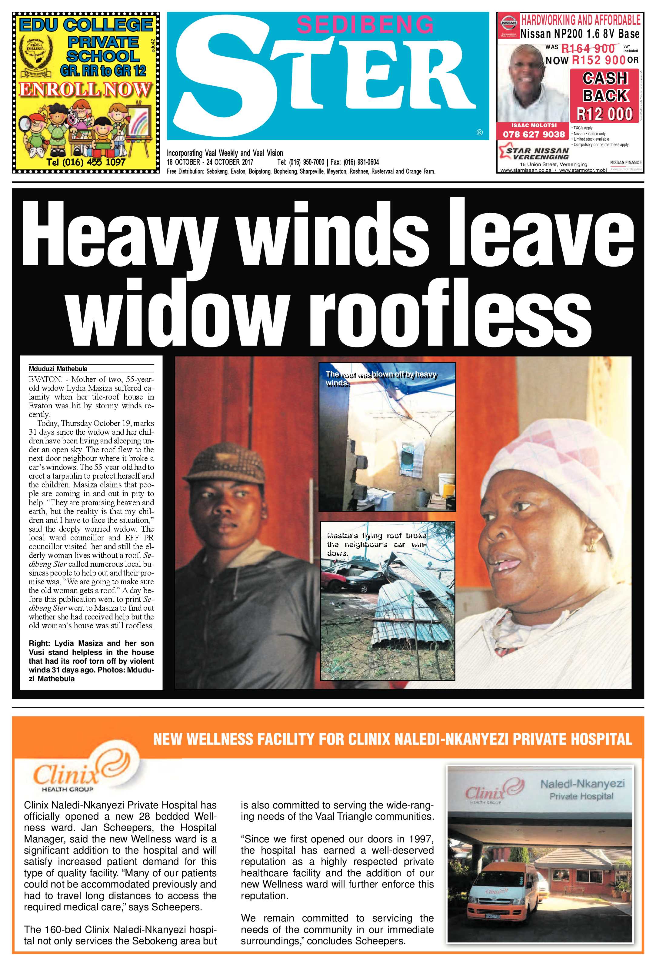 Sedibeng Ster 18 – 23 October 2017 page 1