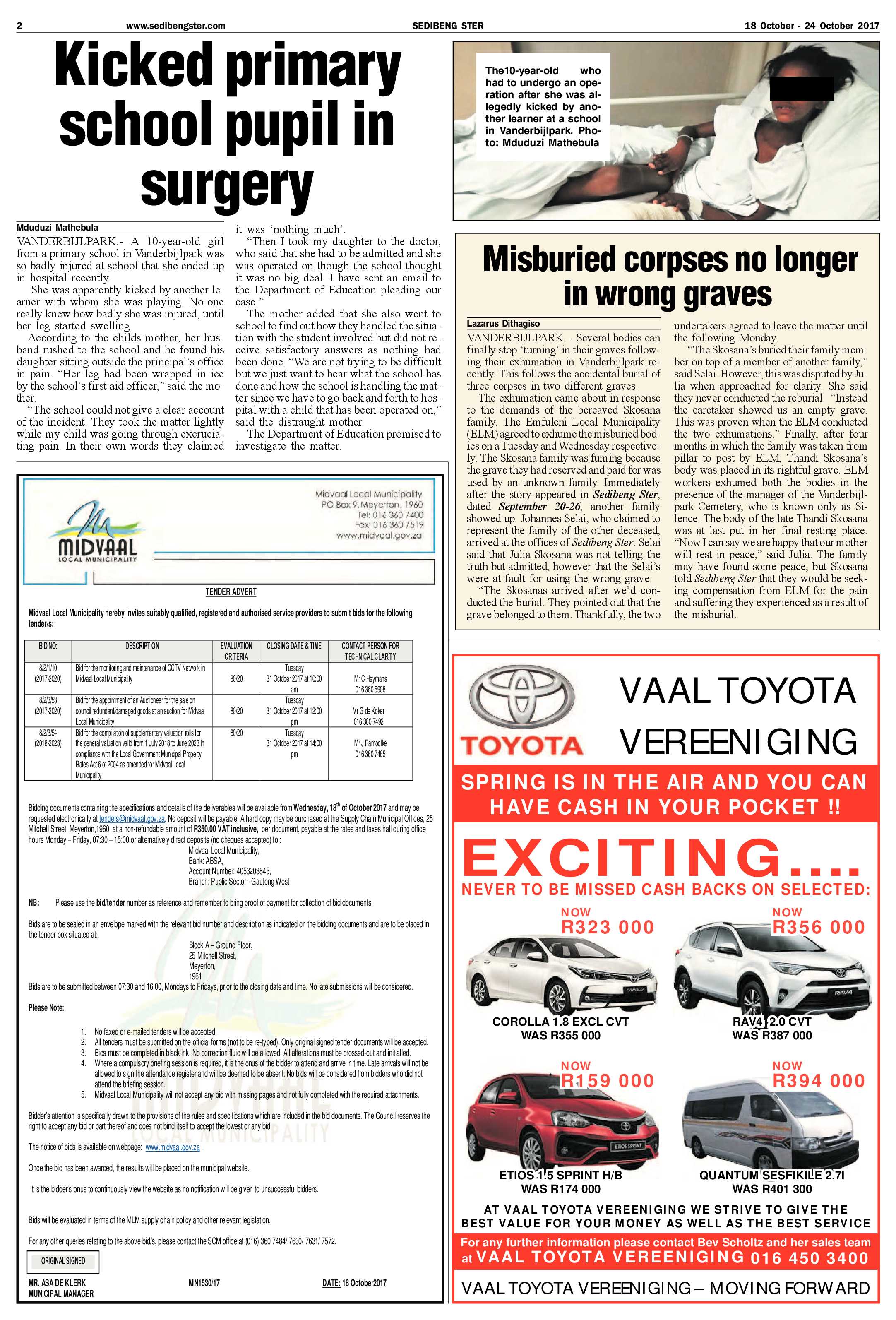 Sedibeng Ster 18 – 23 October 2017 page 2