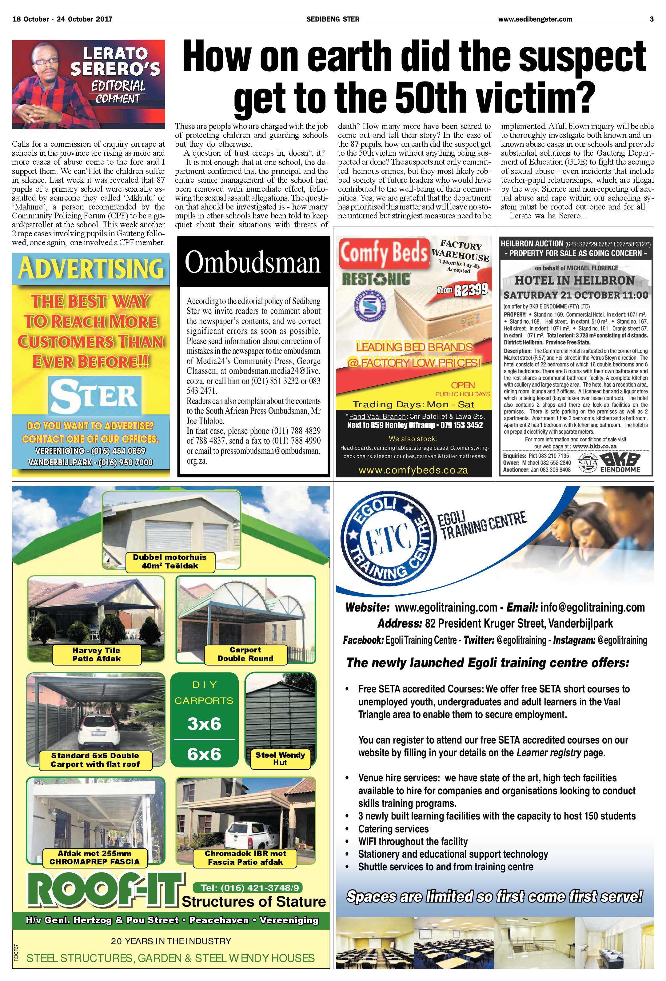 Sedibeng Ster 18 – 23 October 2017 page 3