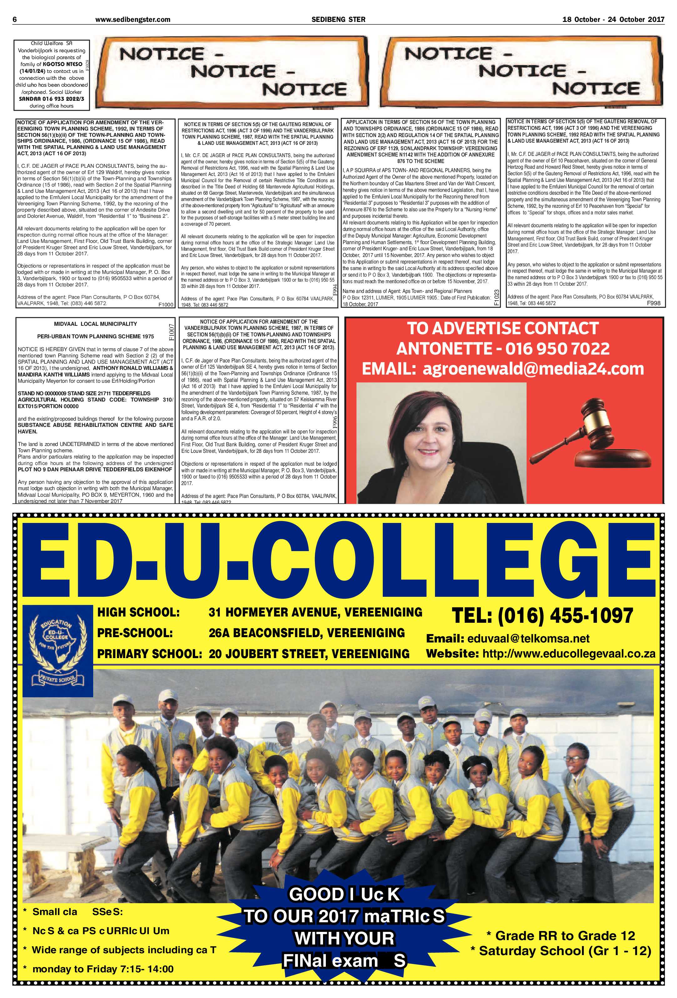 Sedibeng Ster 18 – 23 October 2017 page 6