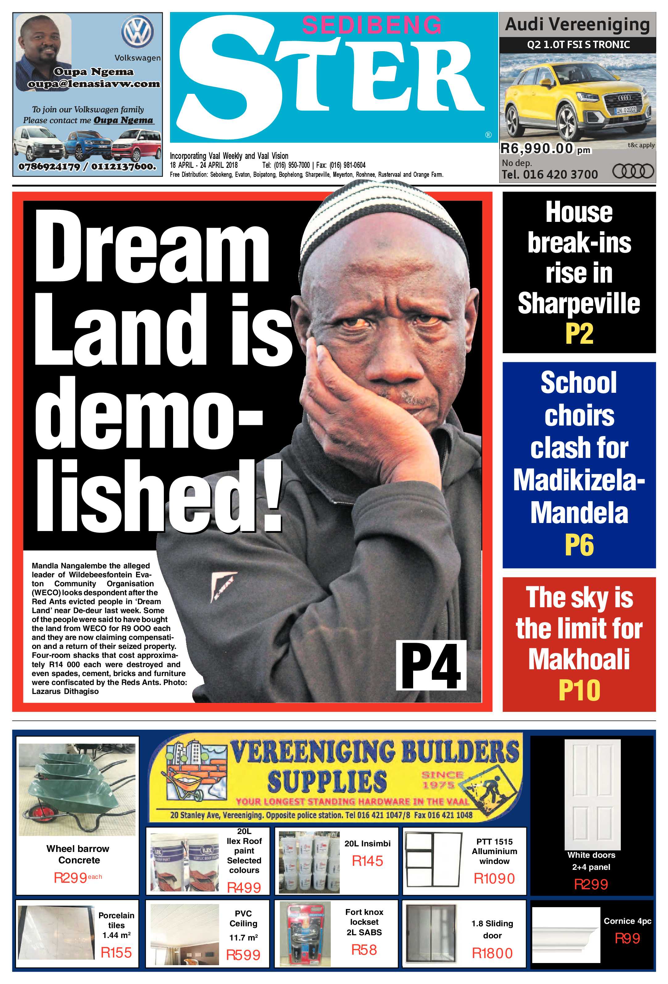 Sedibeng Ster 18 – 24 April 2018 page 1