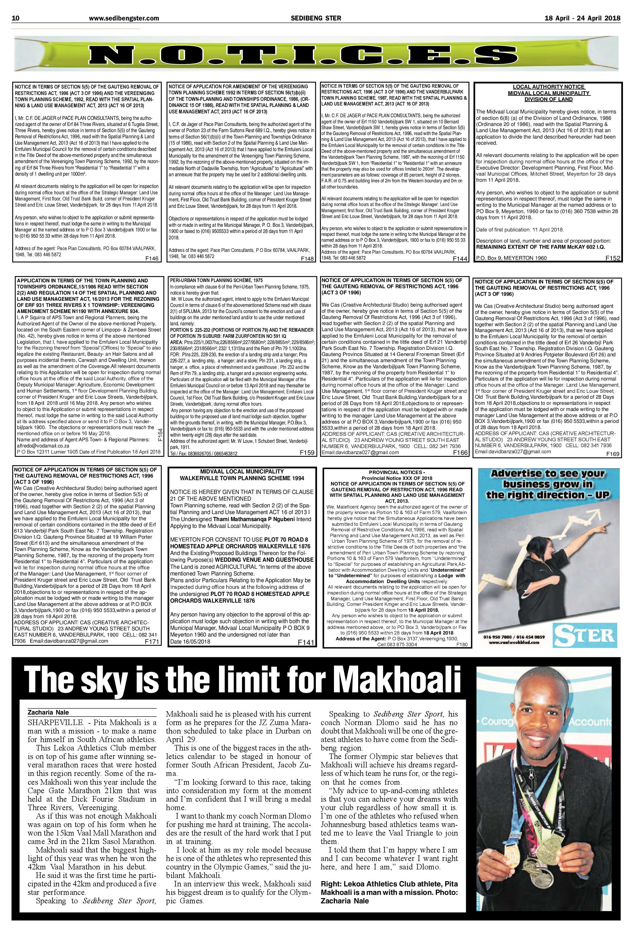 Sedibeng Ster 18 – 24 April 2018 page 10