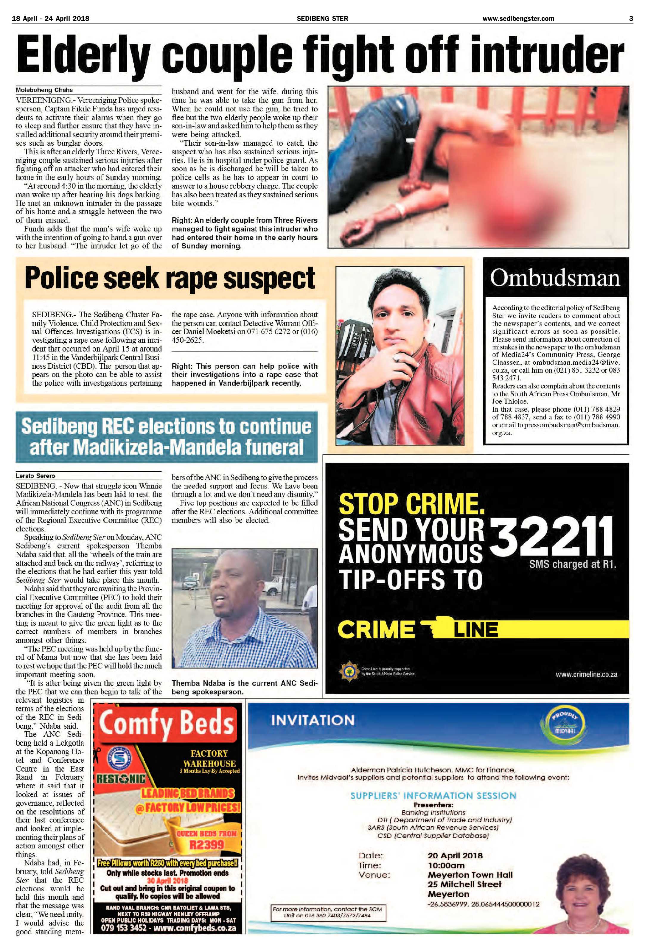 Sedibeng Ster 18 – 24 April 2018 page 3