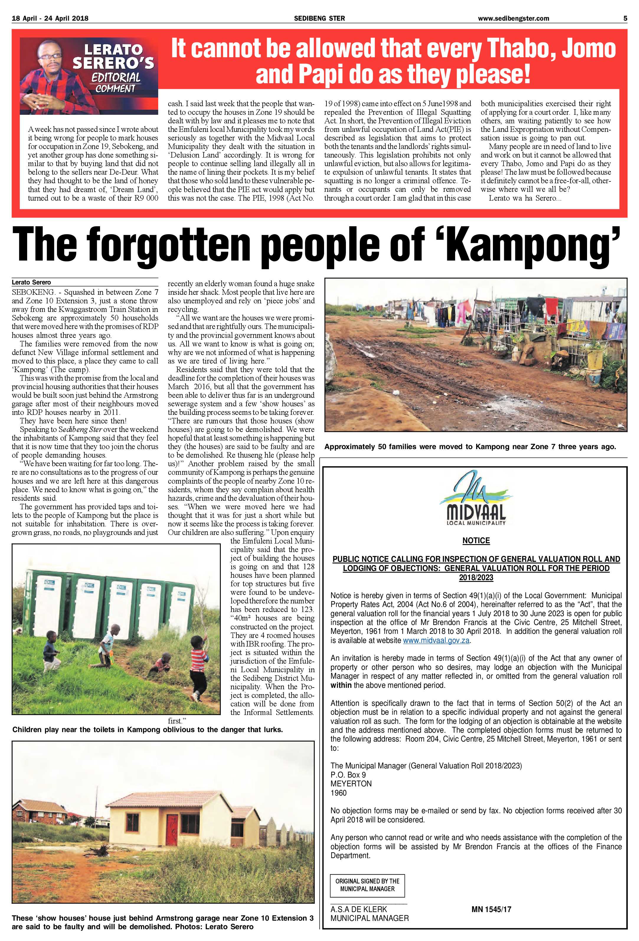 Sedibeng Ster 18 – 24 April 2018 page 5