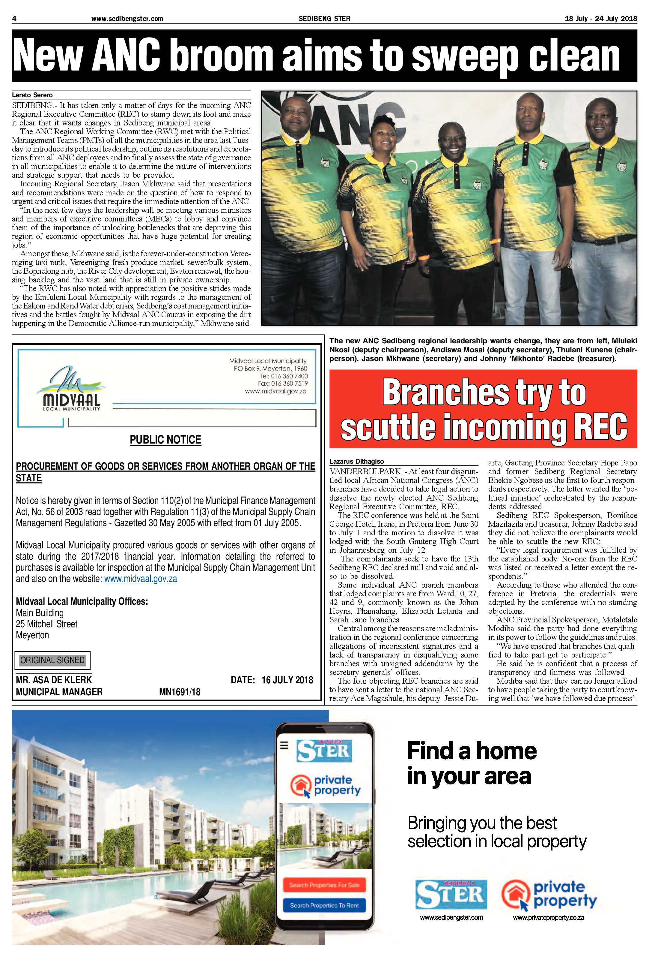 Sedibeng Ster 18 – 24 July 2018 page 4