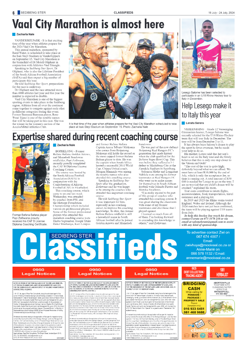 Sedibeng Ster 18 July – 24 July, 2024 page 6