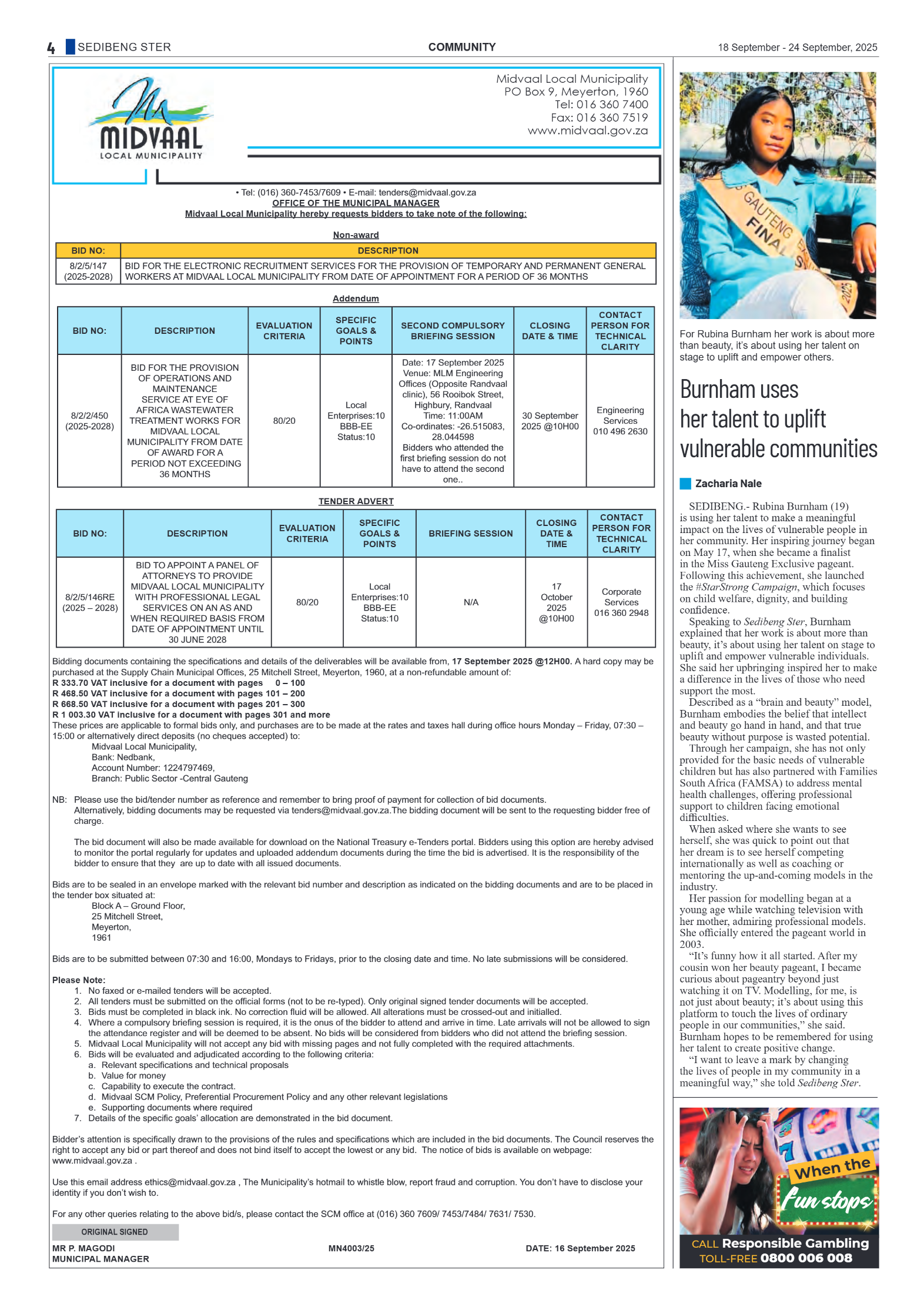 Sedibeng Ster 18 September – 24 September, 2025 page 4