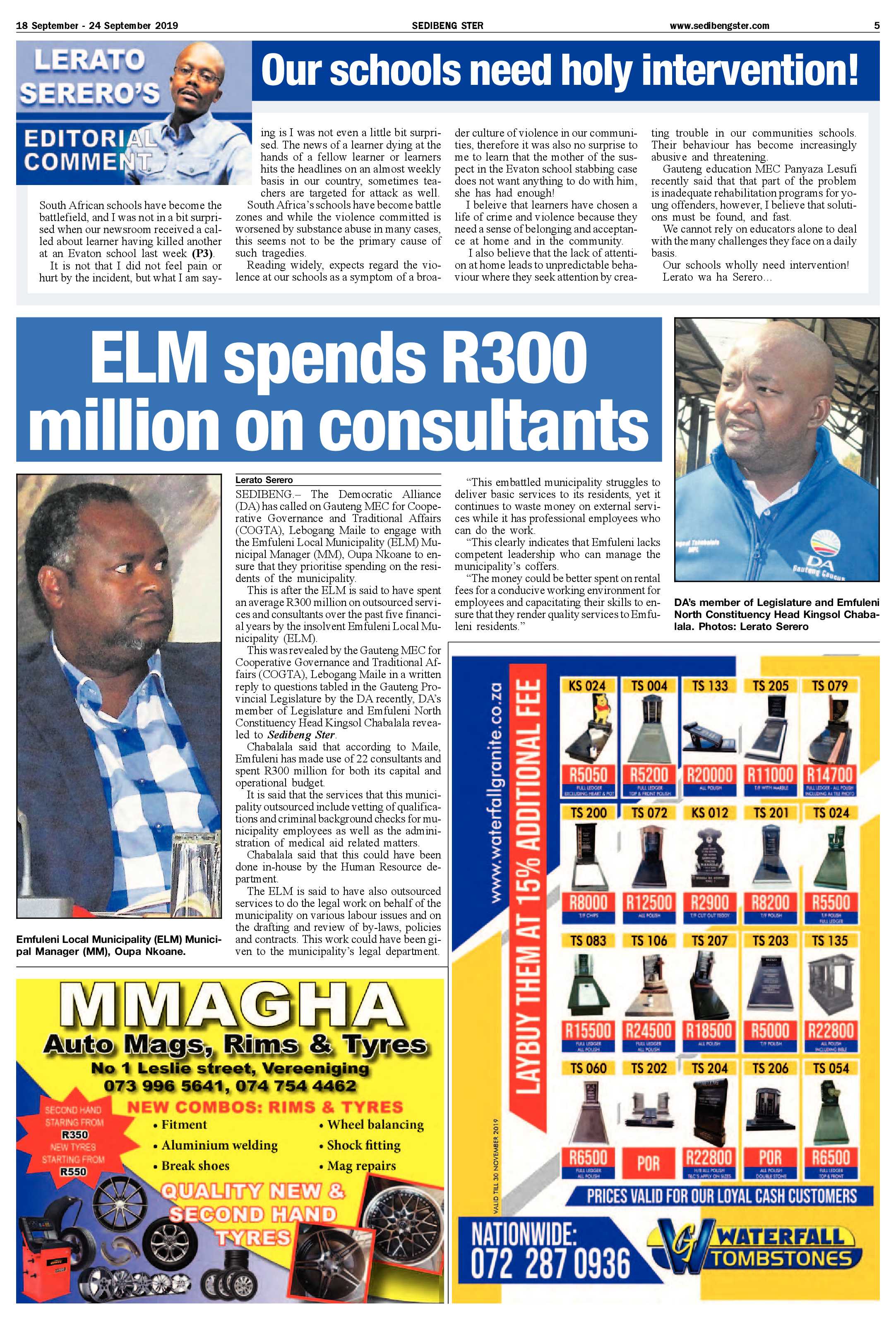 Sedibeng Ster 18 – 24 September 2019 page 5