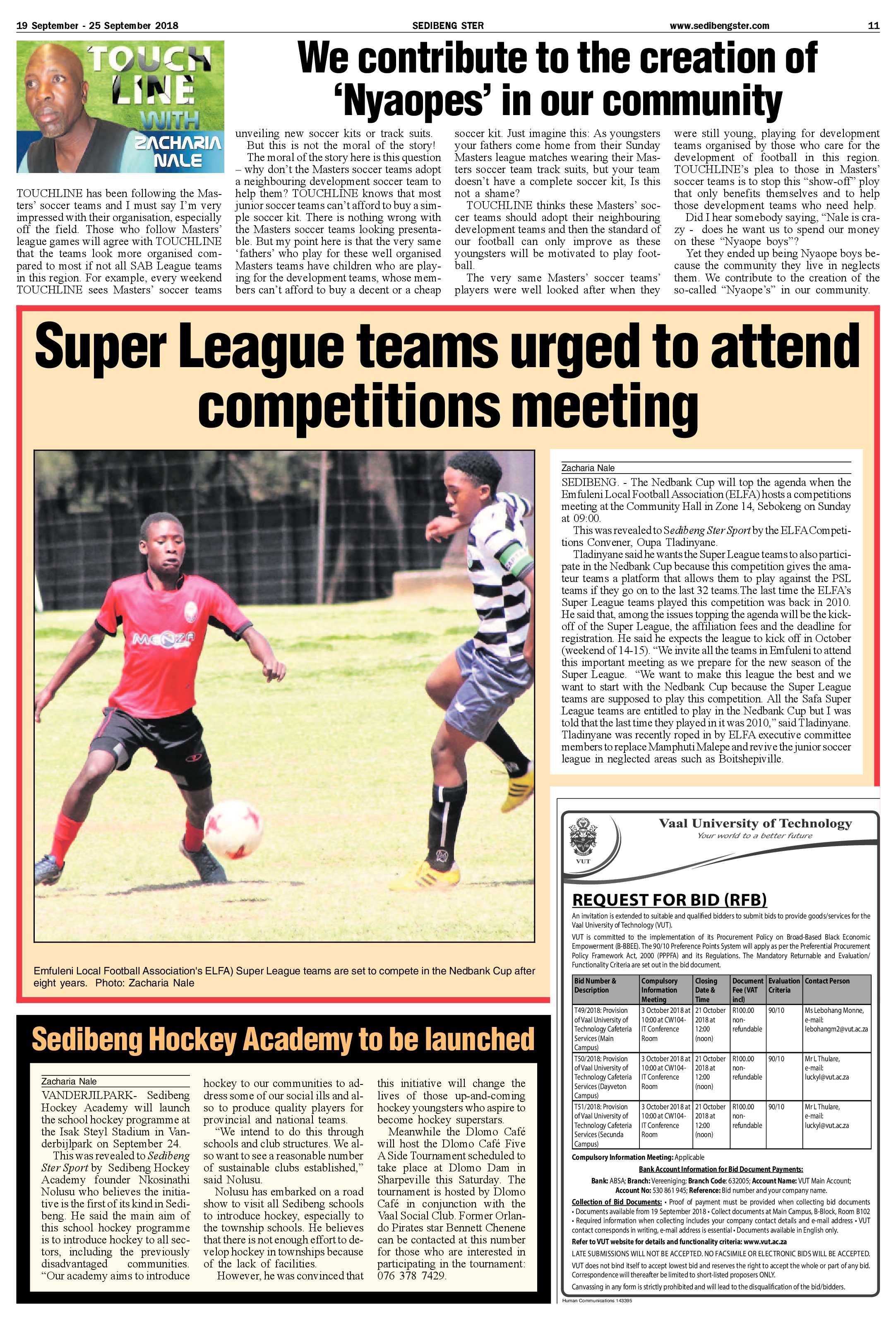 Sedibeng Ster 19 – 24 September 2018 page 11