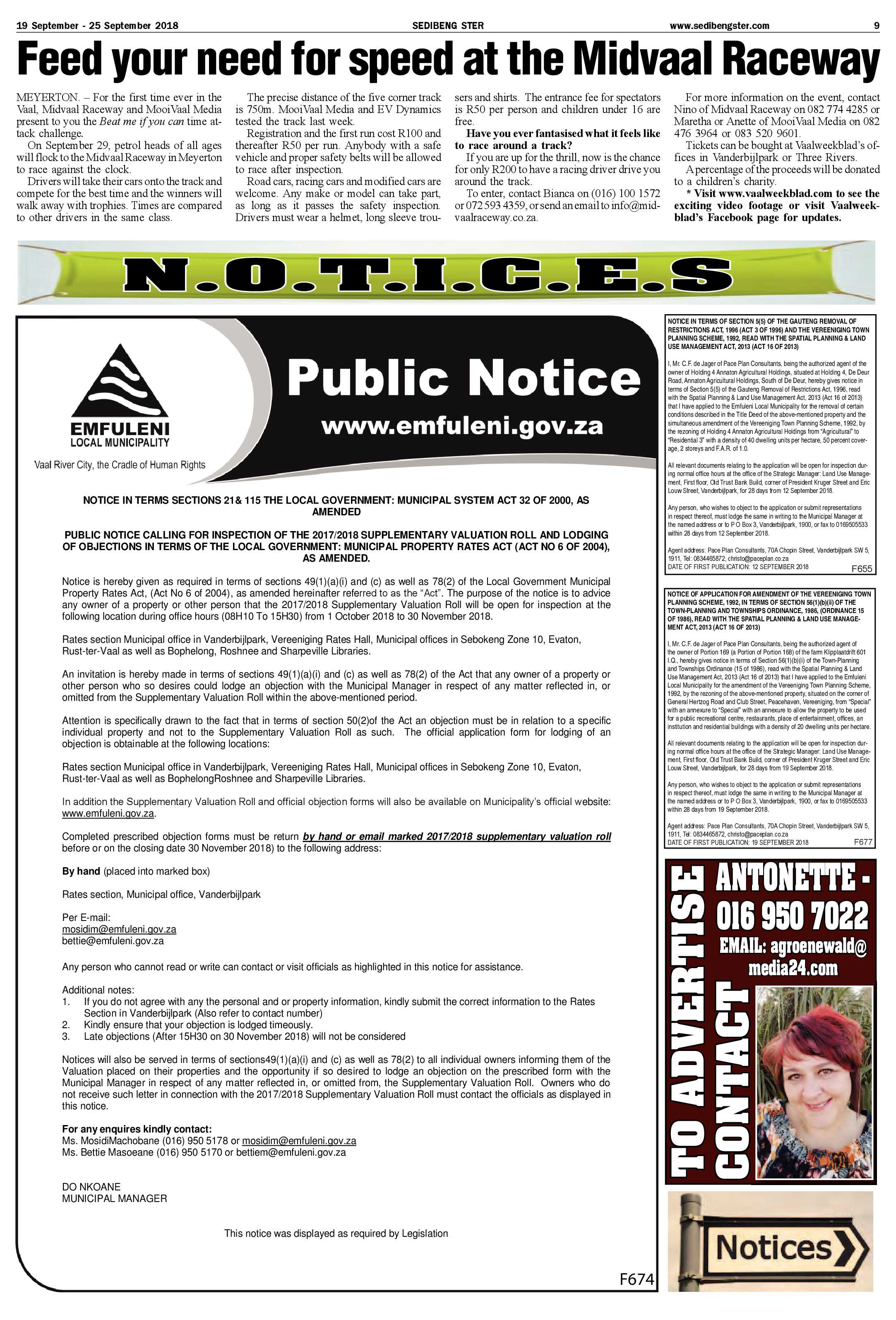 Sedibeng Ster 19 – 24 September 2018 page 9