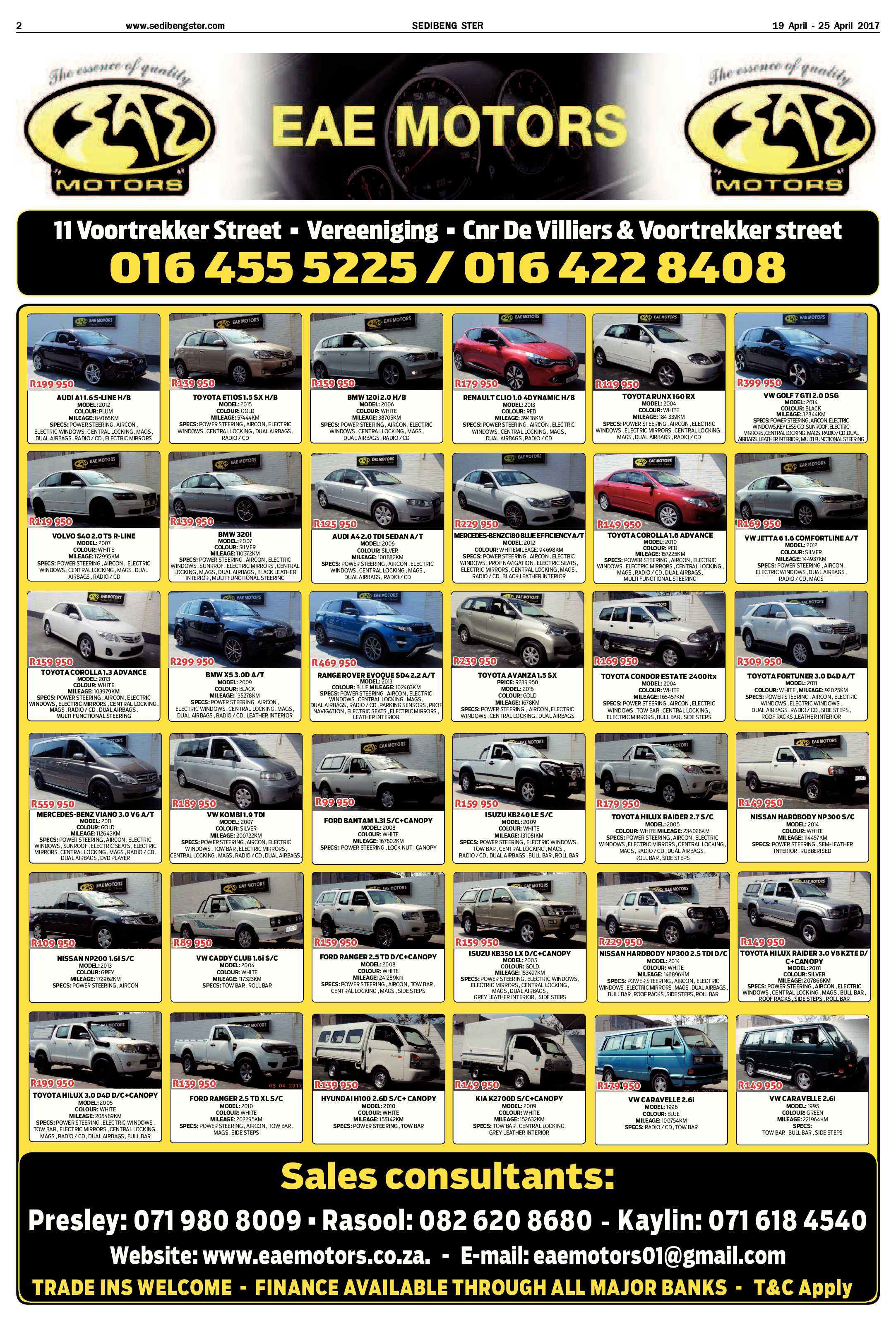 Sedibeng Ster 19 – 25 April 2017 page 2