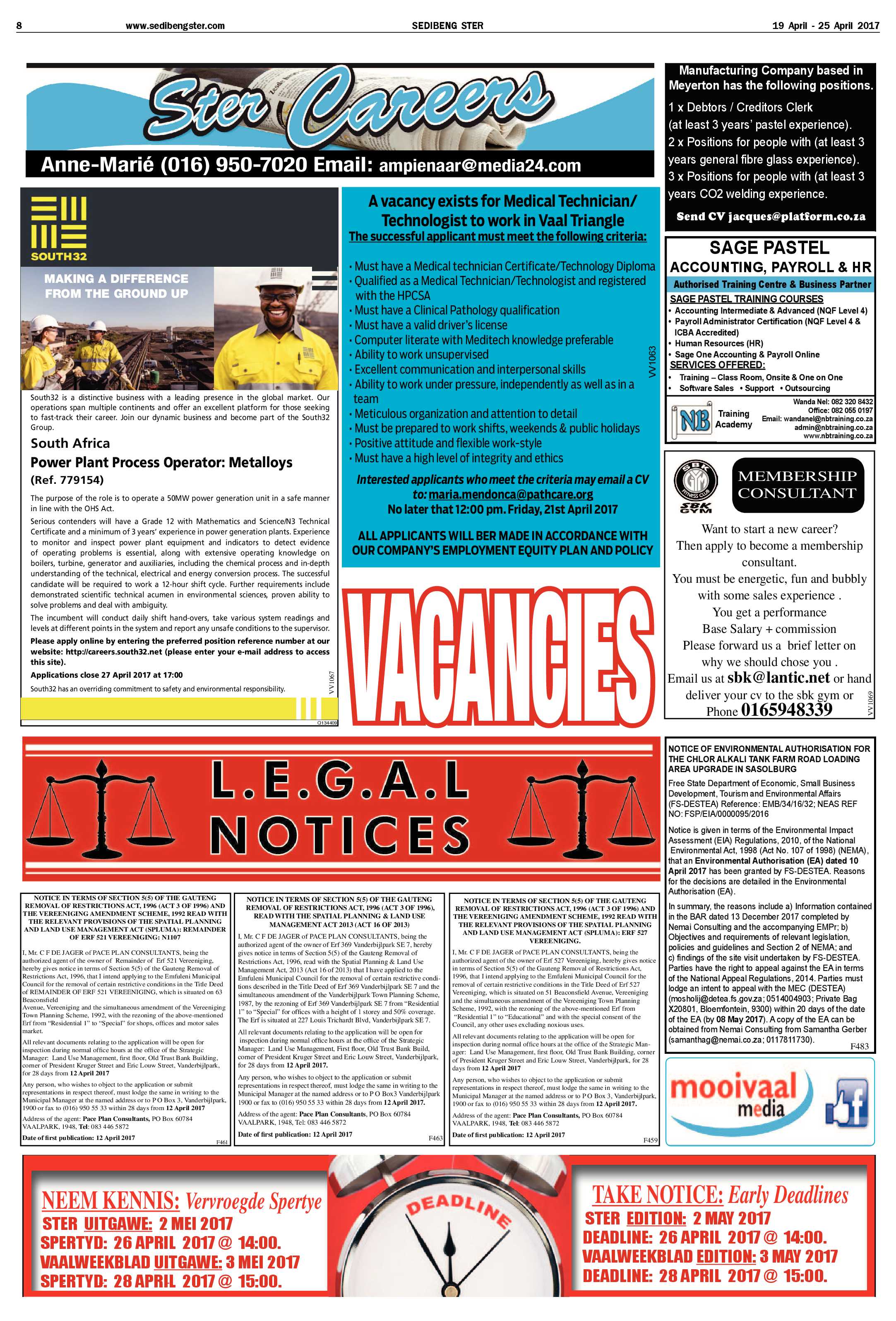 Sedibeng Ster 19 – 25 April 2017 page 8