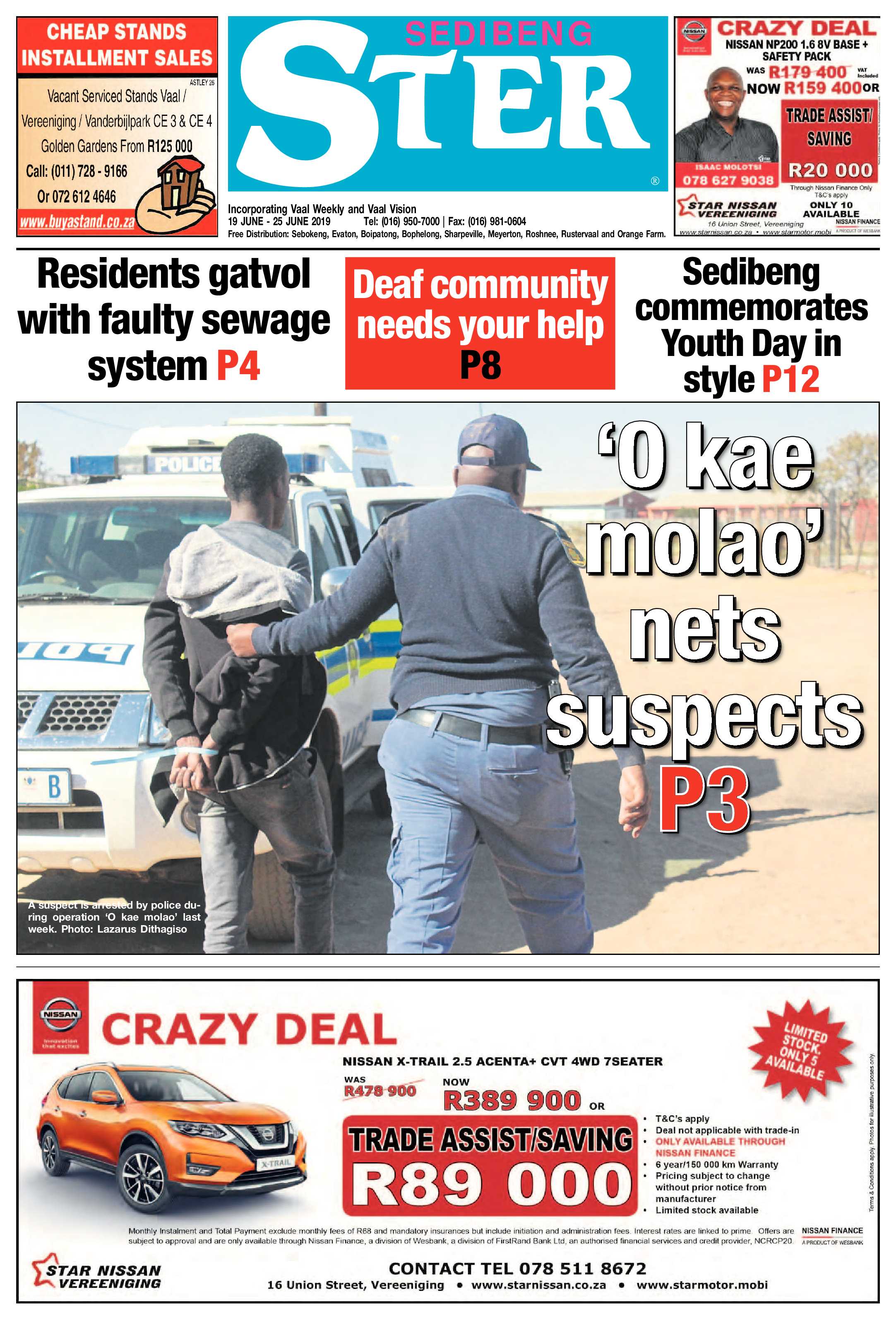 Sedibeng Ster 19 – 25 June 2019 page 1