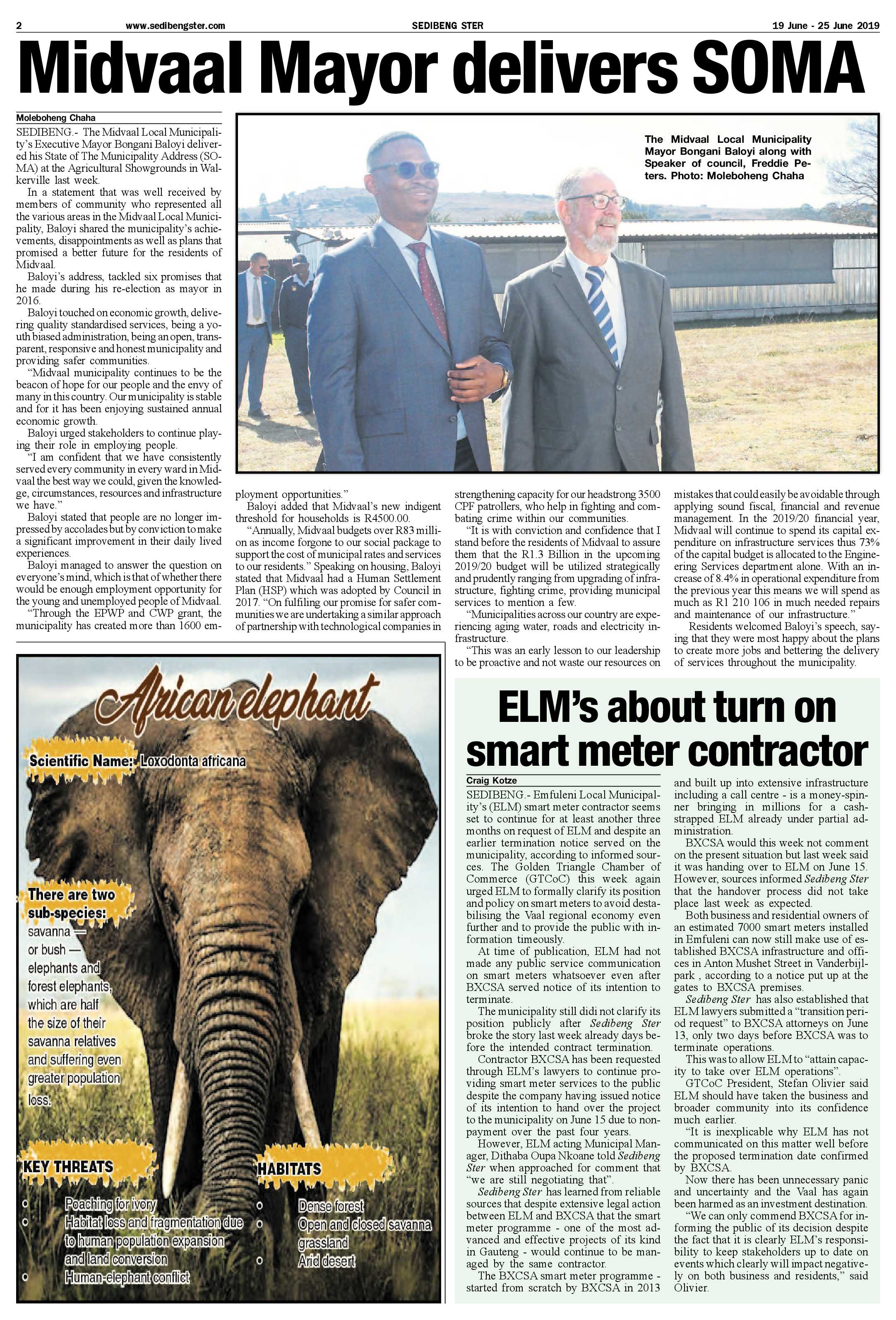 Sedibeng Ster 19 – 25 June 2019 page 2