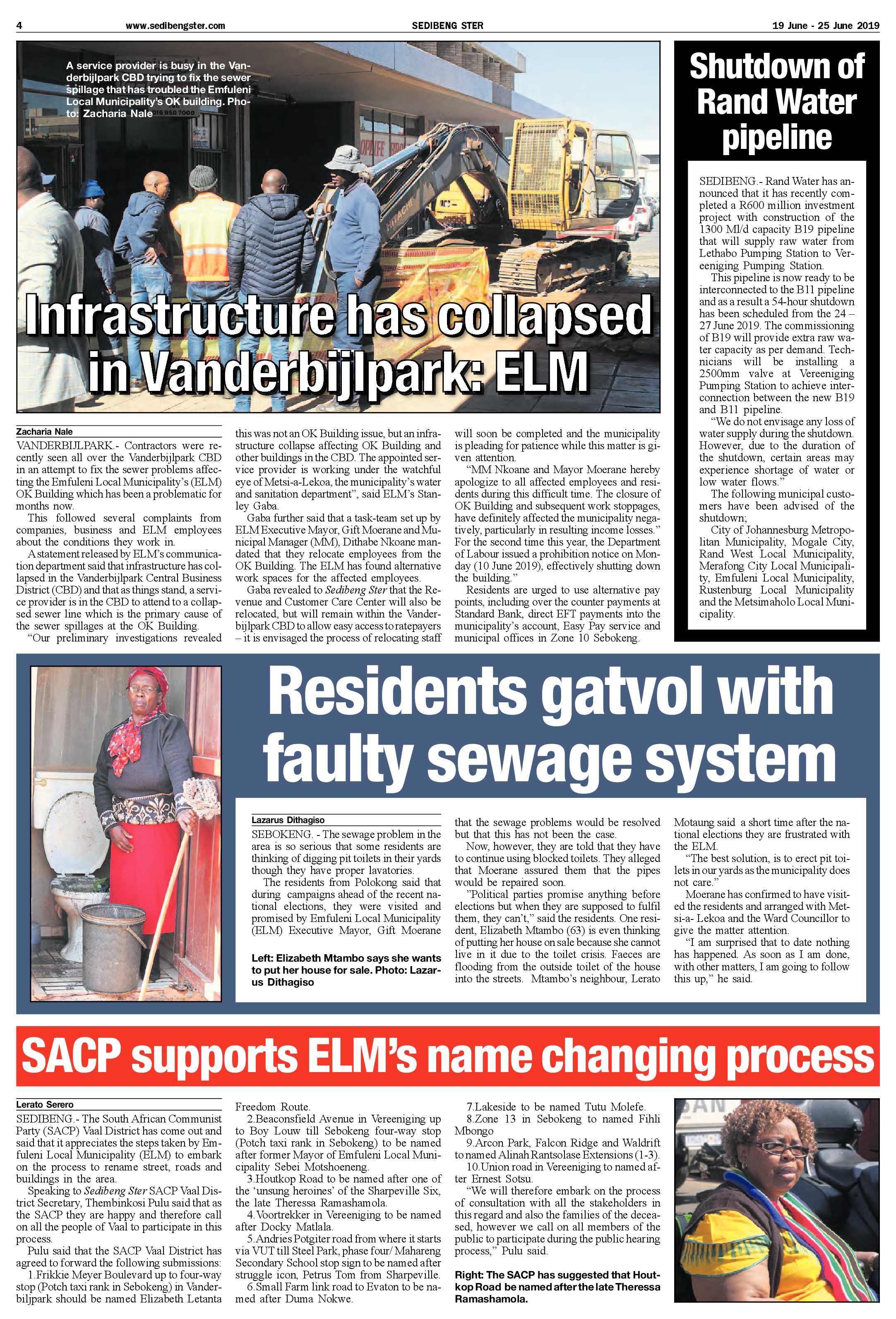 Sedibeng Ster 19 – 25 June 2019 page 4