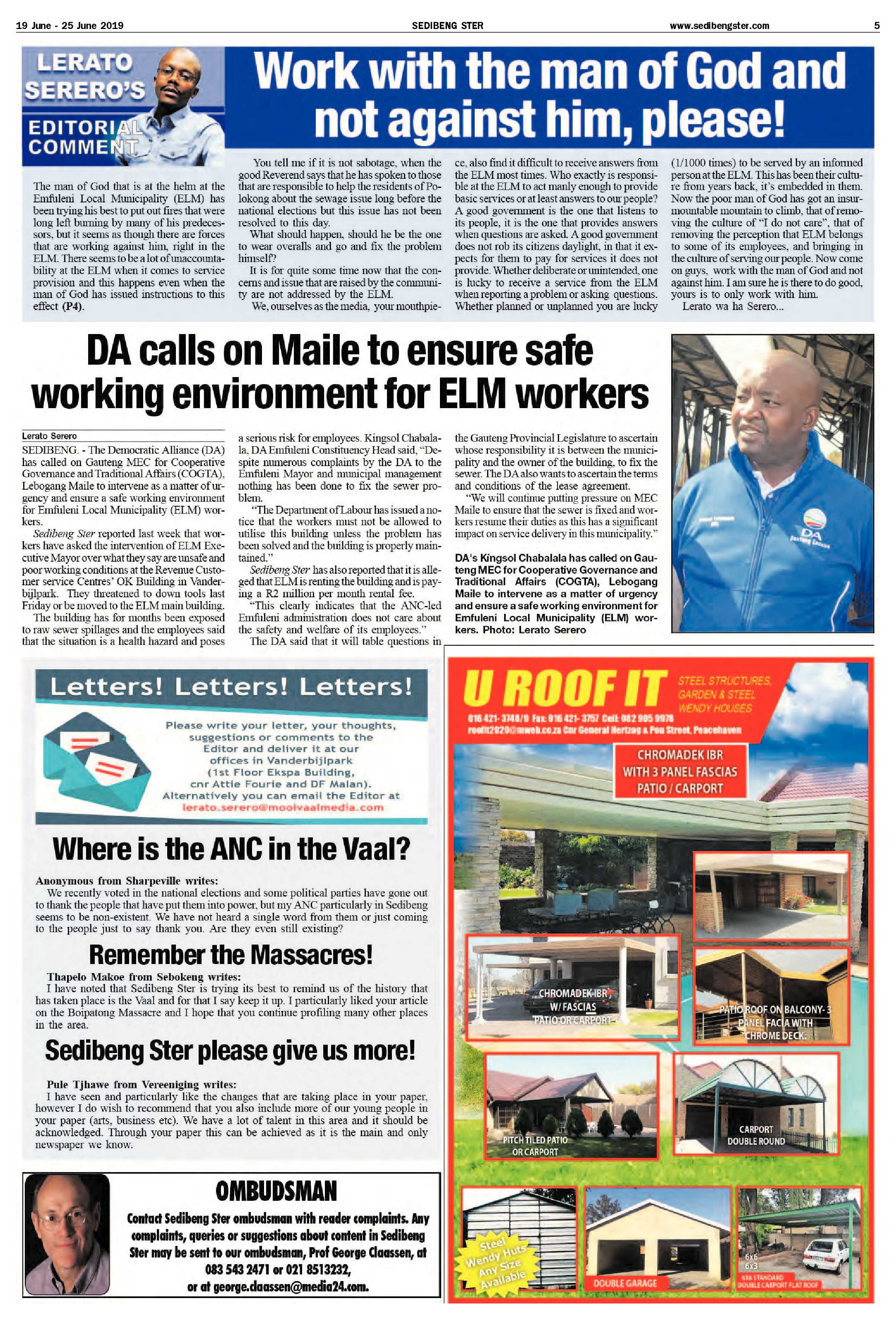 Sedibeng Ster 19 – 25 June 2019 page 5