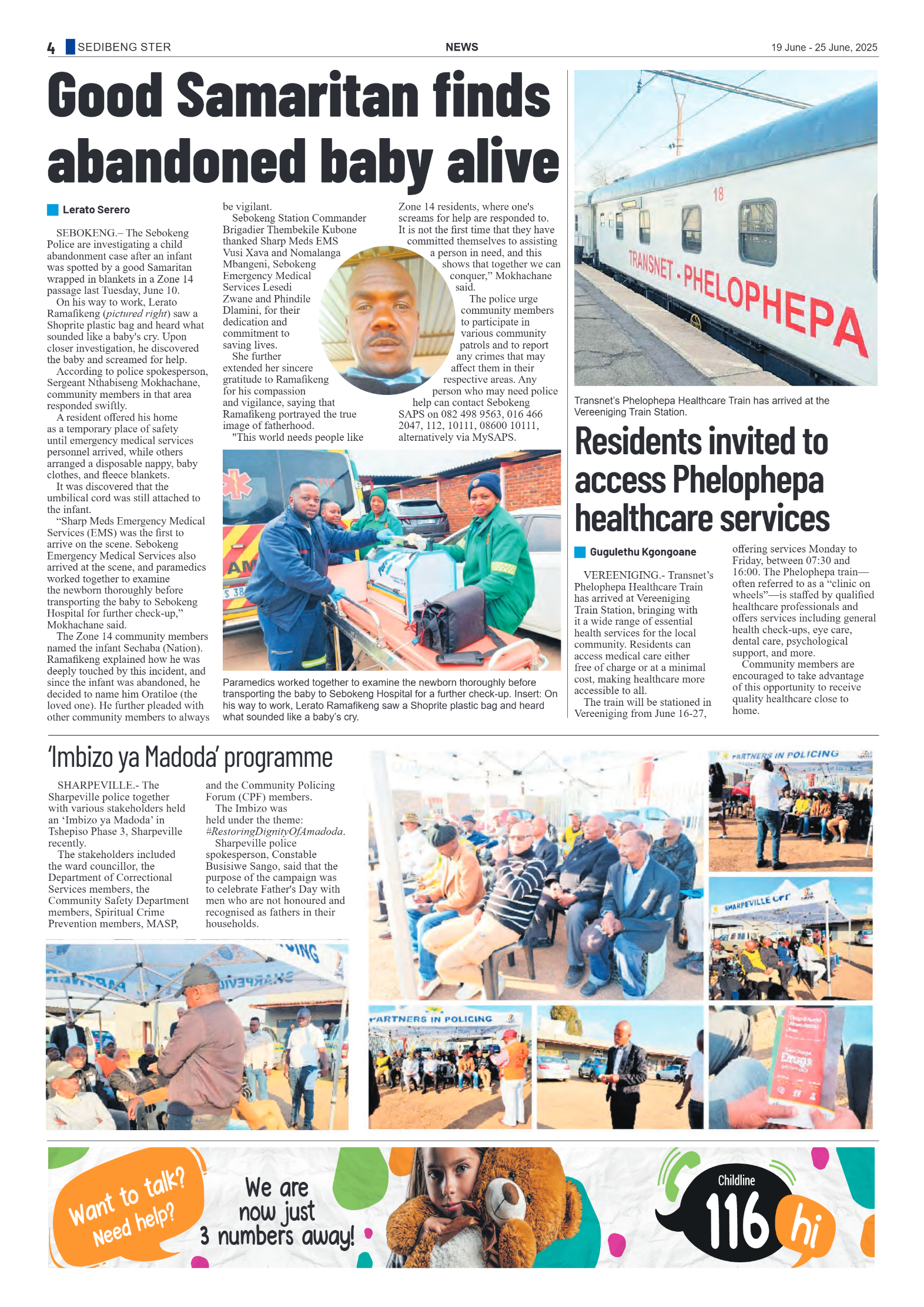 Sedibeng Ster 19 June – 25 June, 2025 page 4
