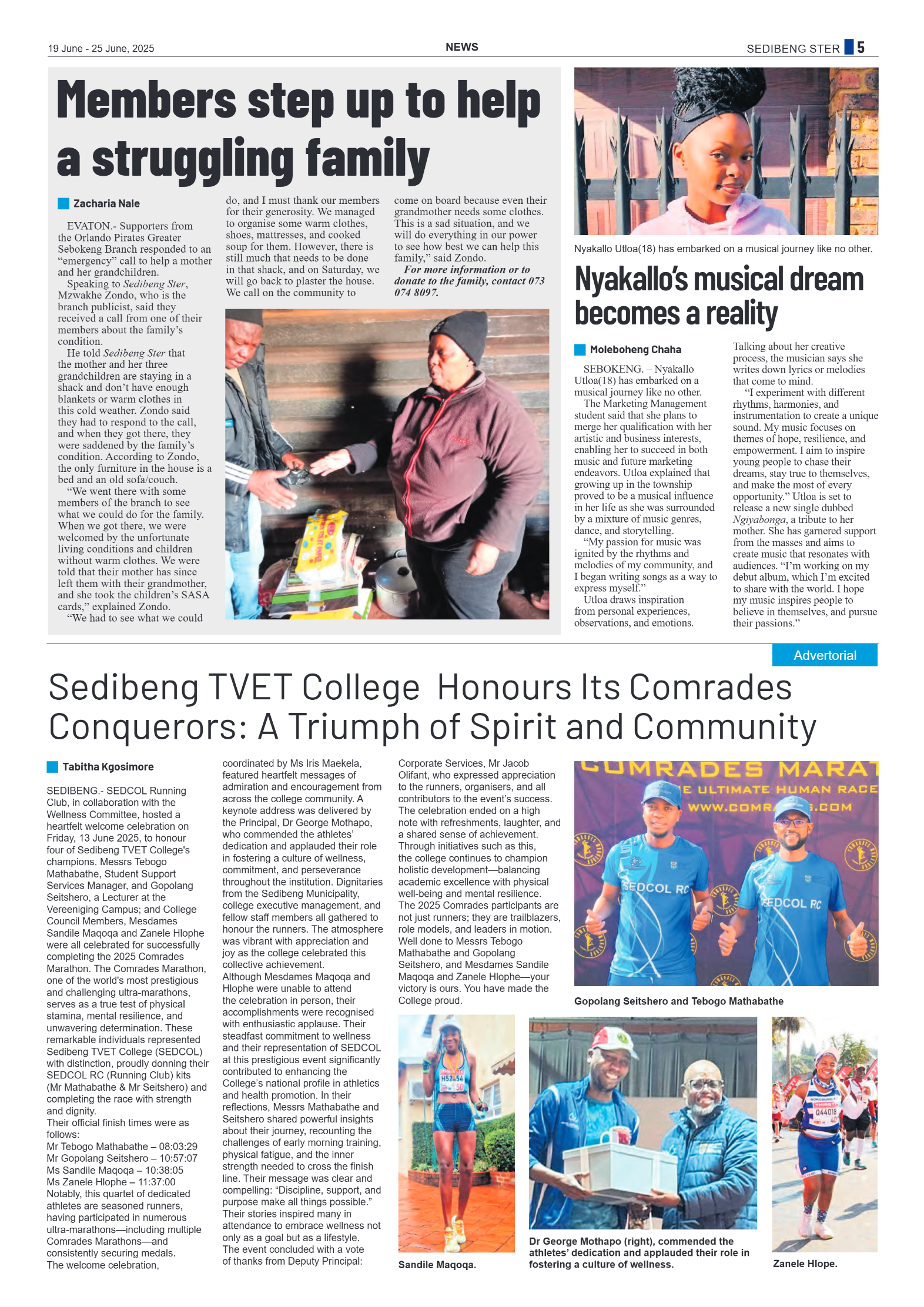 Sedibeng Ster 19 June – 25 June, 2025 page 5