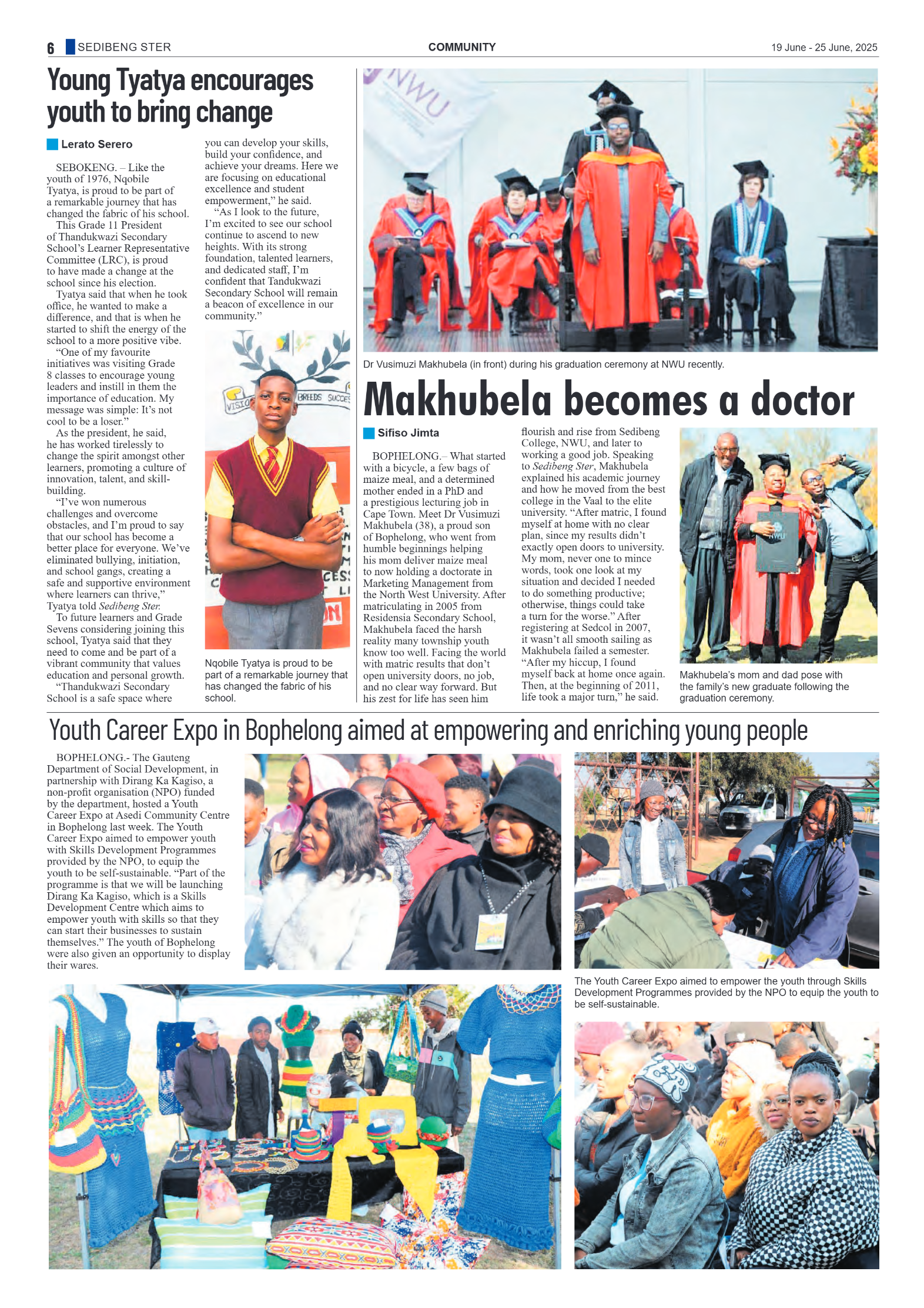 Sedibeng Ster 19 June – 25 June, 2025 page 6
